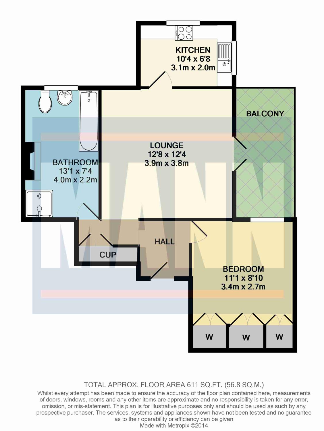 1 Bedrooms Flat to rent in High Street, Redhill RH1