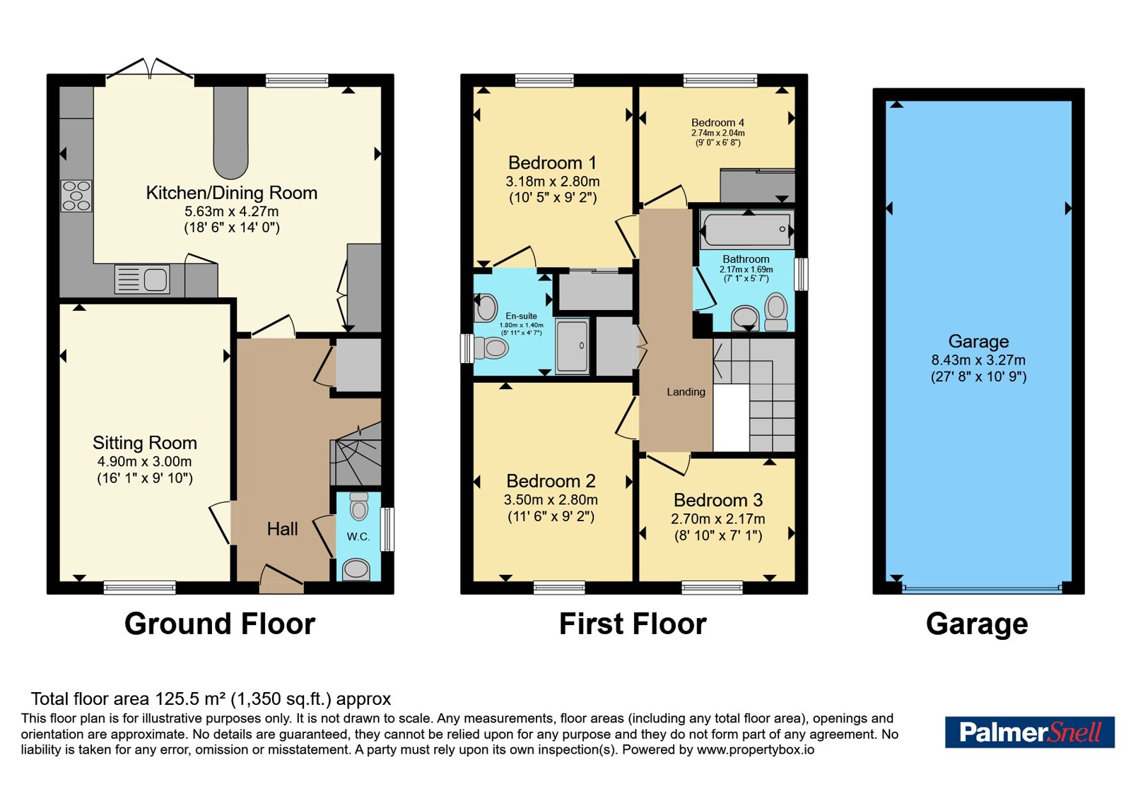 19, Doddrells Close, Somerset floorplan