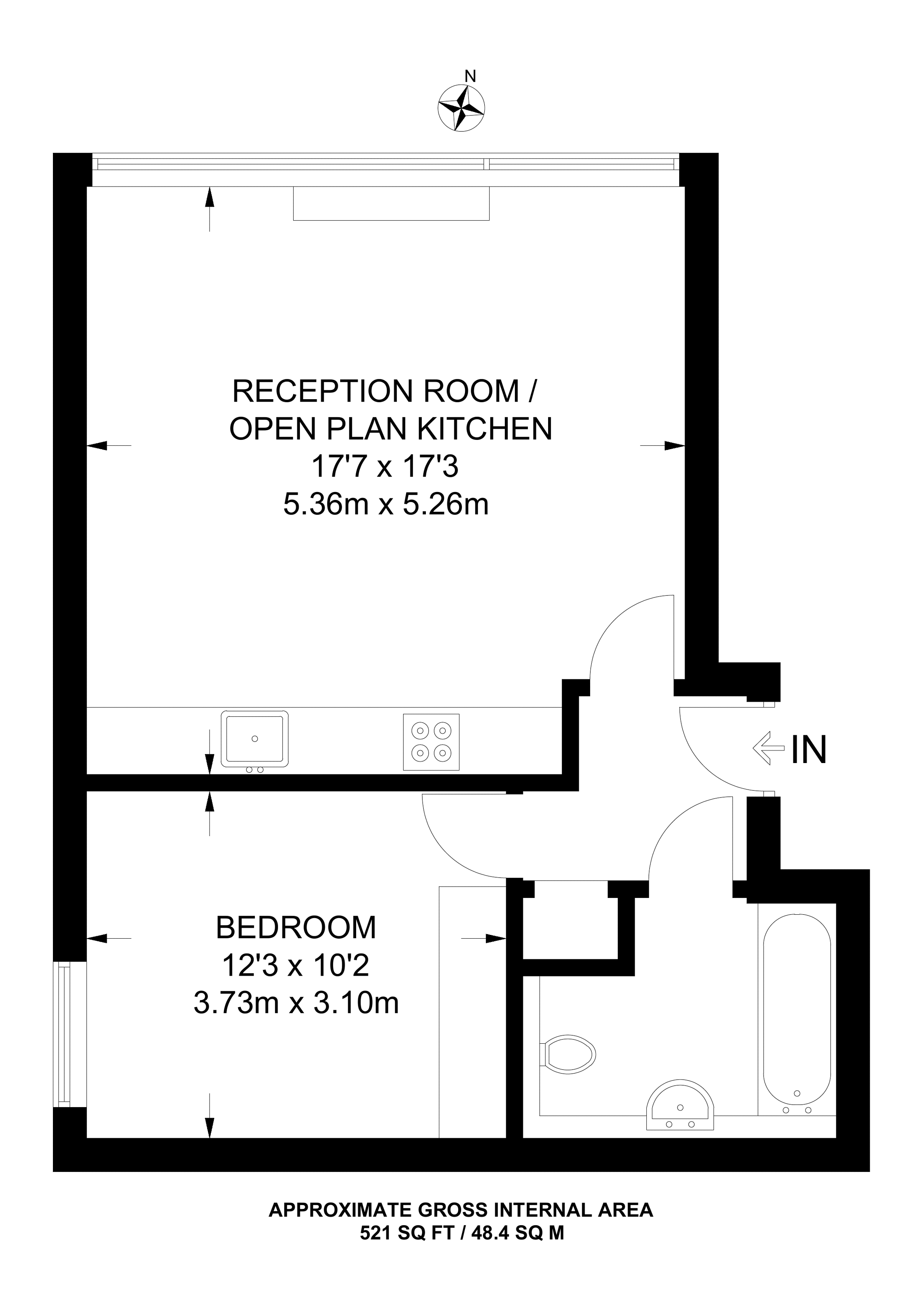 1 Bedrooms Flat to rent in Richmond Road, Kingston KT2