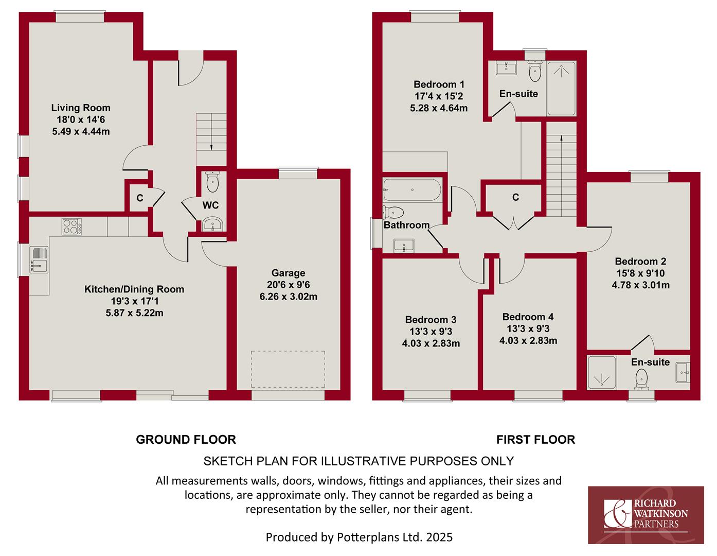 Plot 3, 6, Brunswick Place, Easthorpe floorplan
