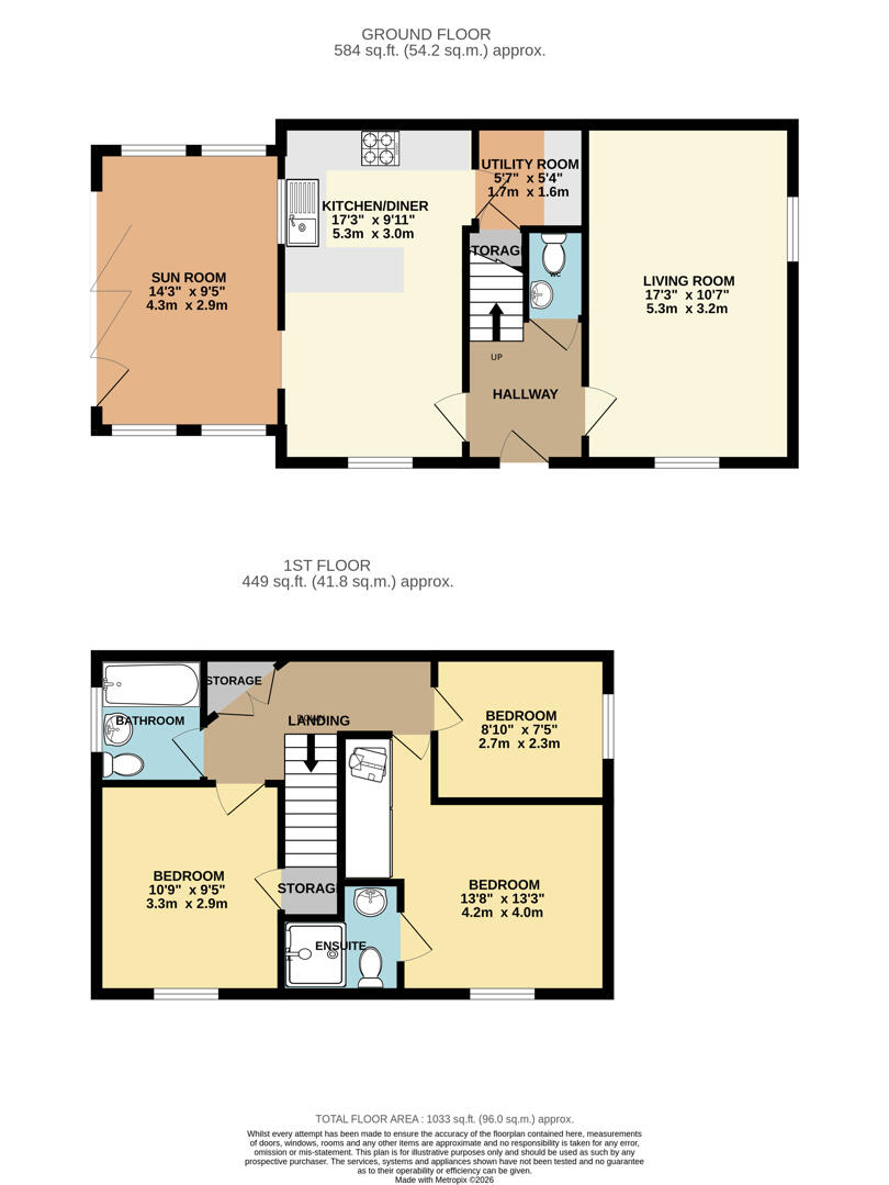 2, Loxley Mews, Auckley floorplan