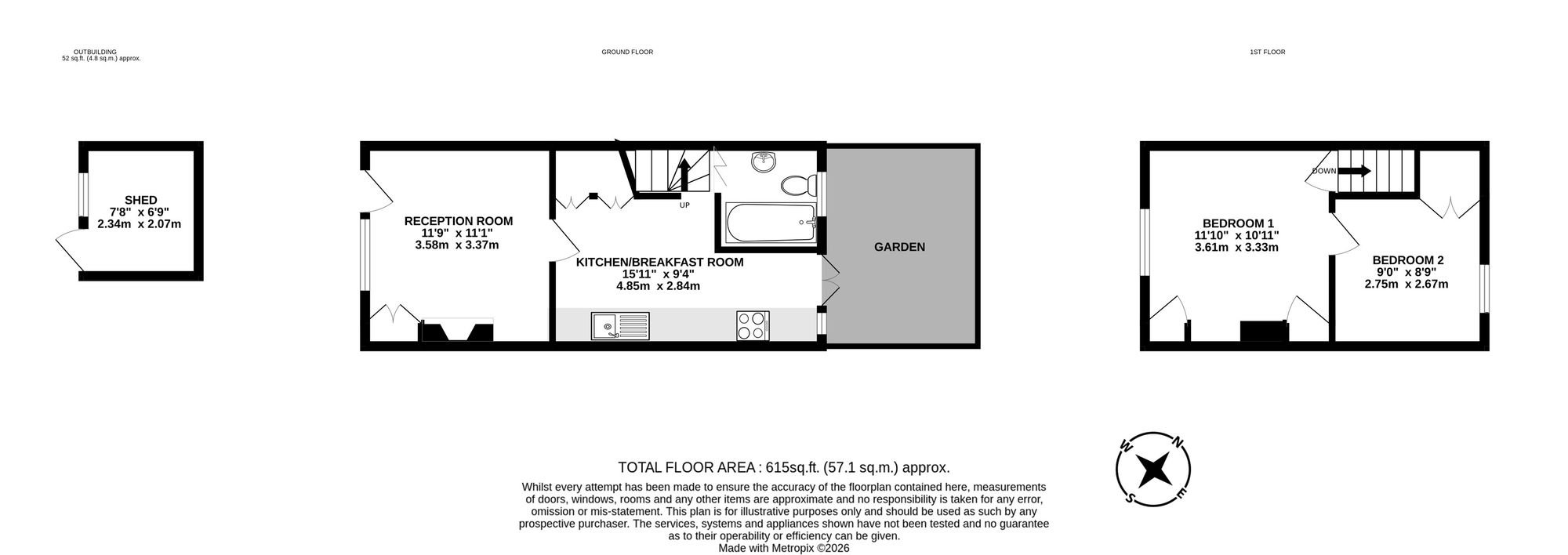 62 Plomer Green Lane, High Wycombe floorplan