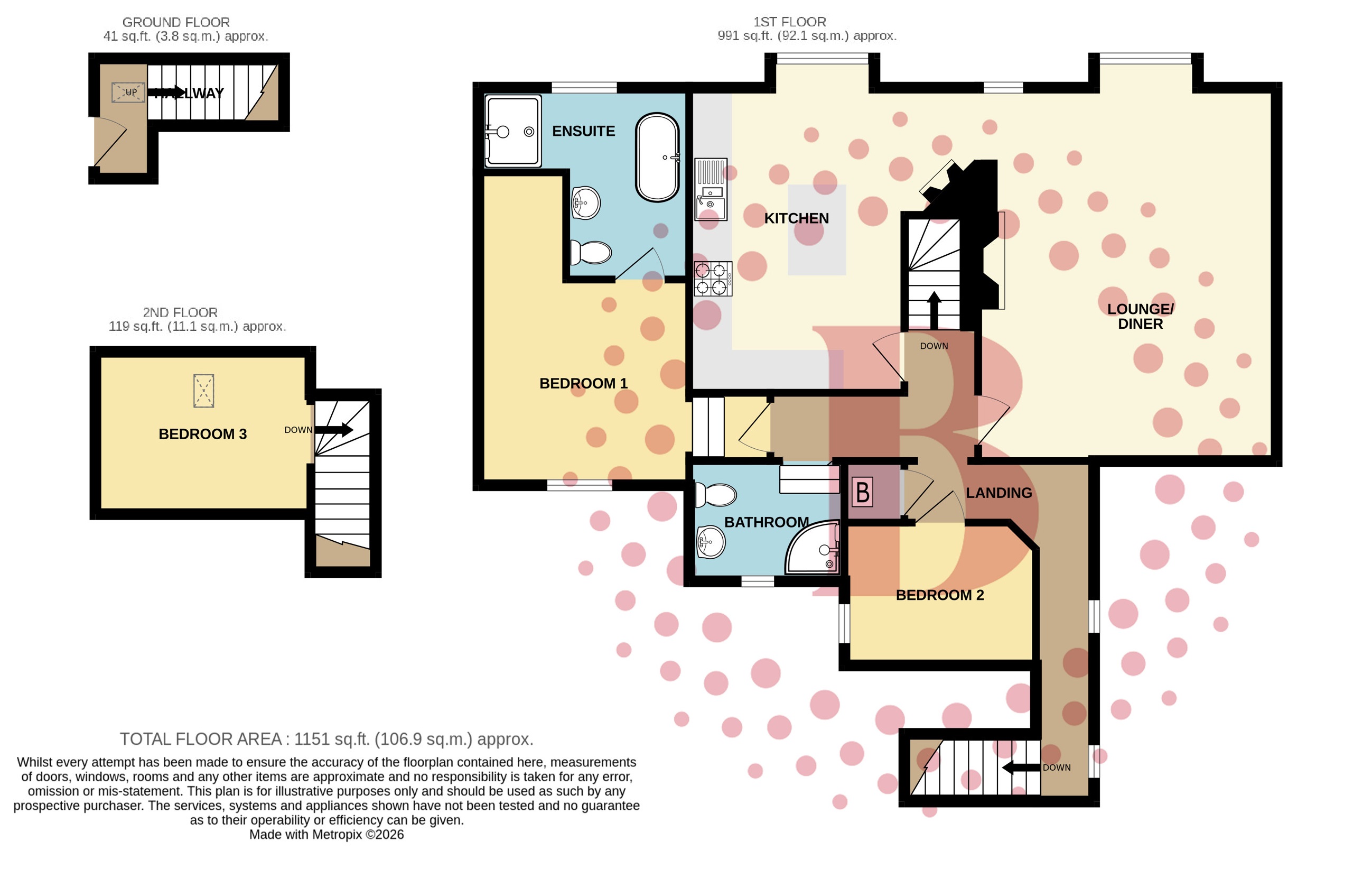 1a, Silver Court, Bancroft, Hitchin floorplan