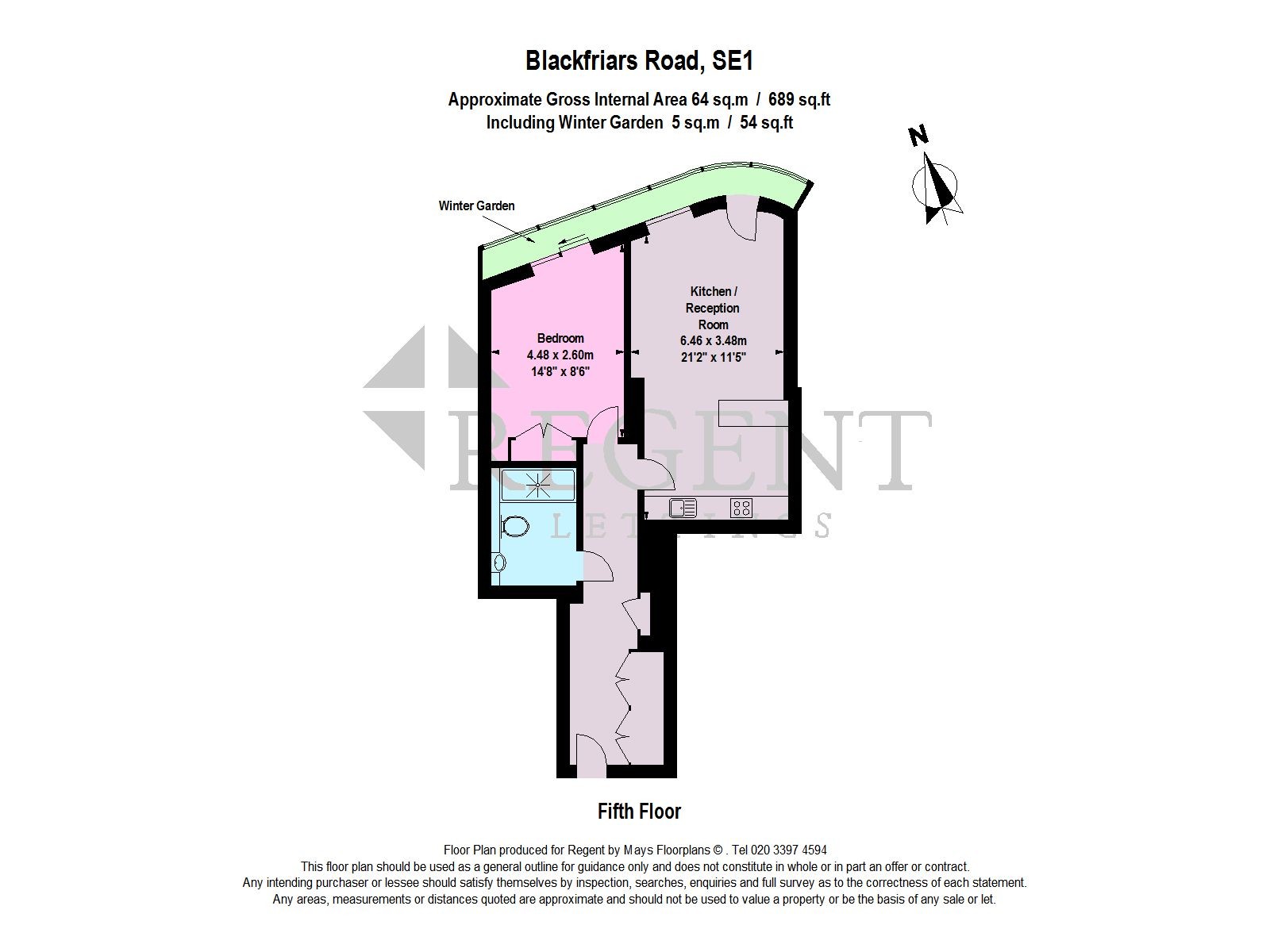 1 Bedrooms Flat to rent in Upper Ground, London SE1