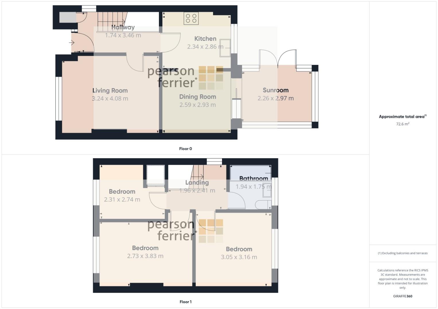11, Greenbrook Close, Bury floorplan