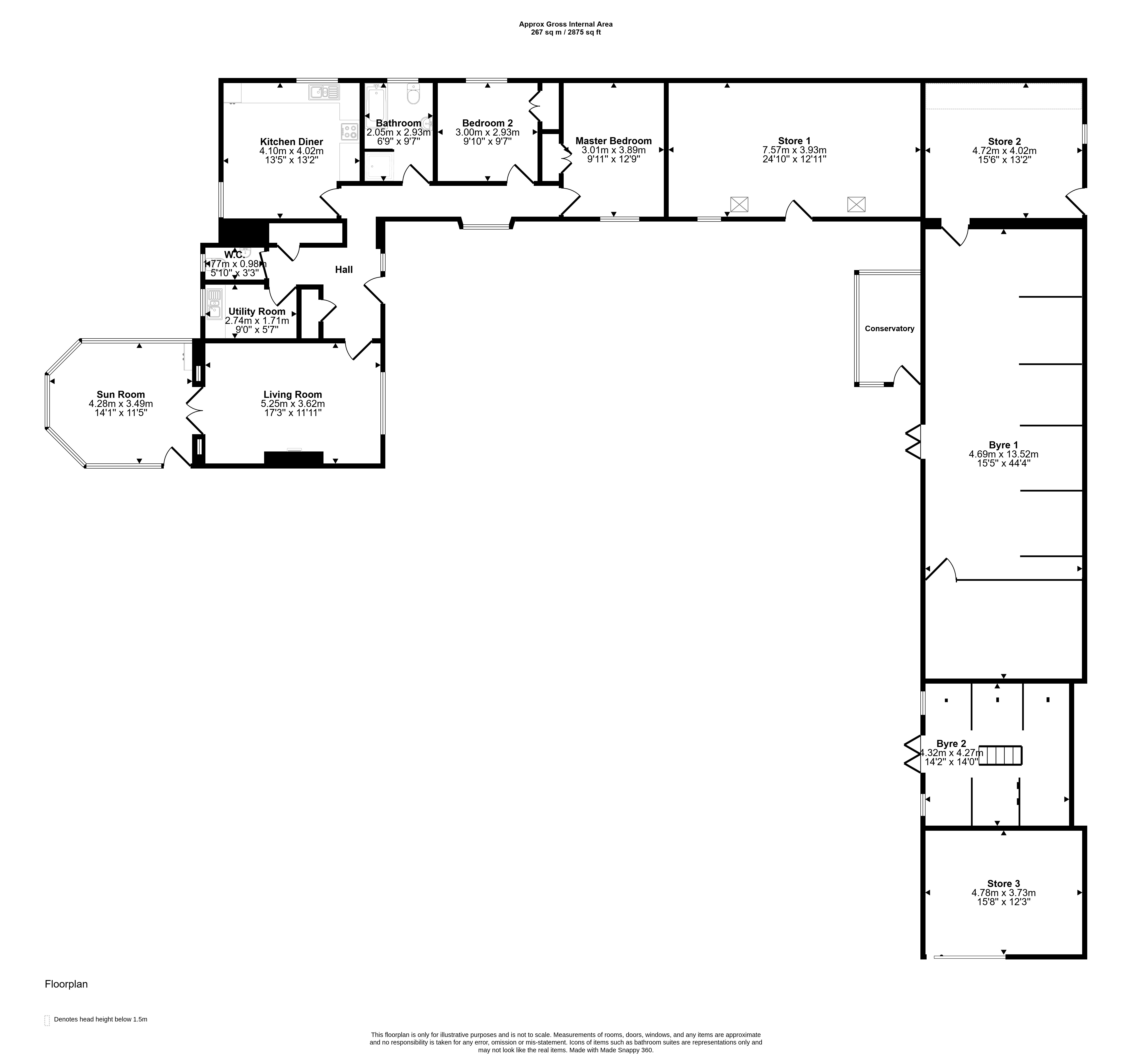 Cellardyke,, South Ronaldsay, Orkney floorplan