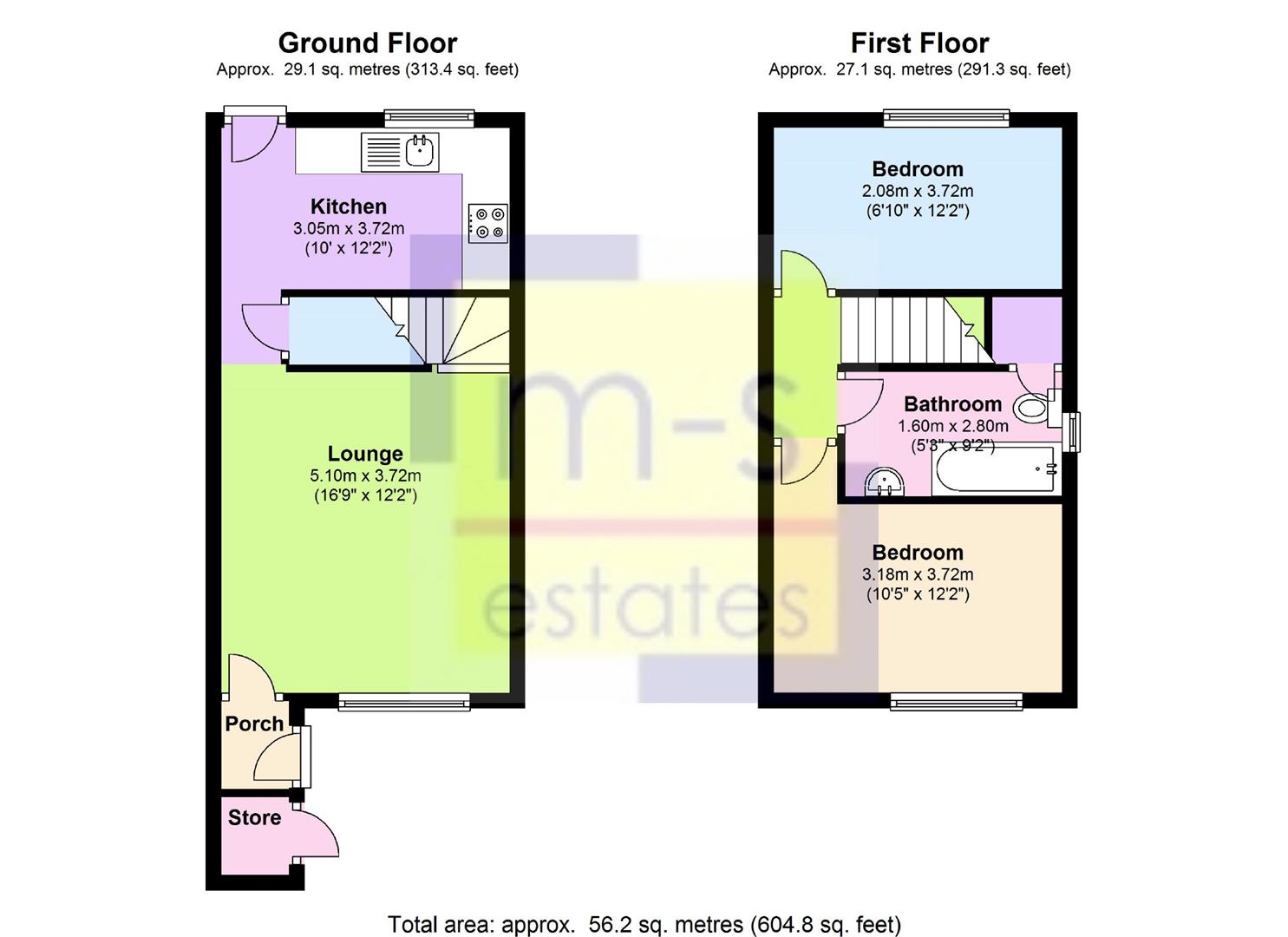 2 Bedrooms Terraced house to rent in Heron Drive, Lenton, Nottingham NG7