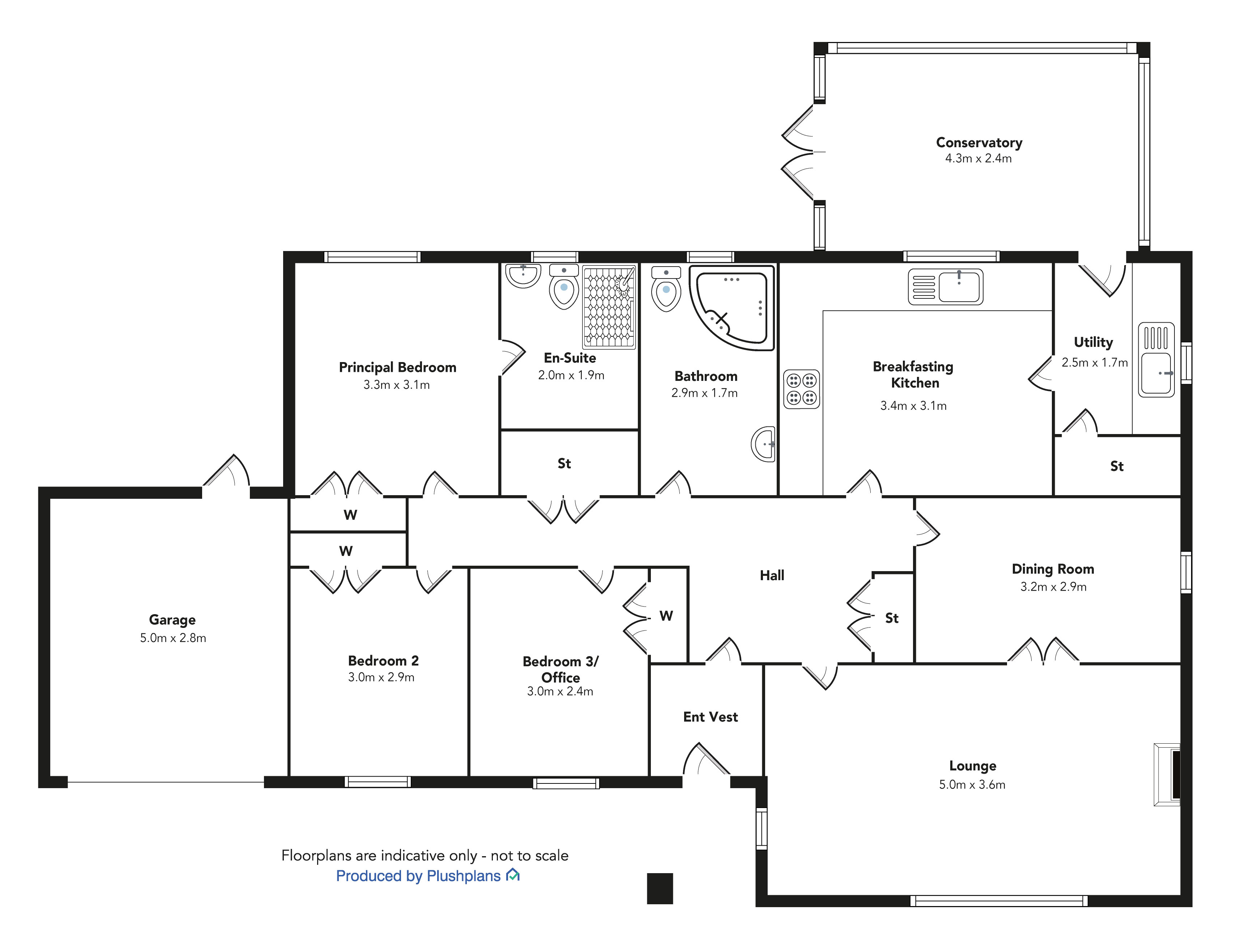 73, Locher Crescent, Houston floorplan