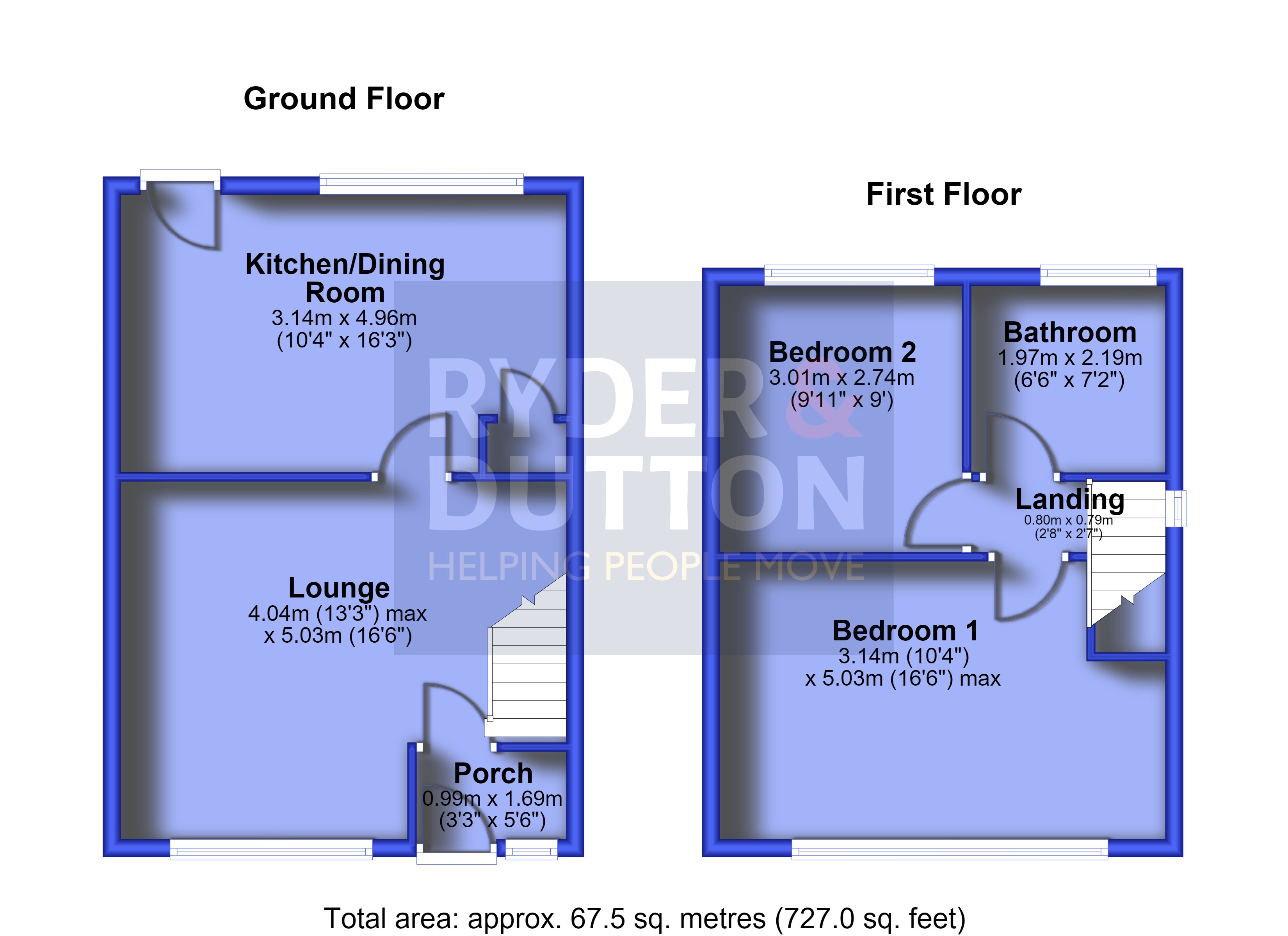 6, Marlborough Close, Rochdale floorplan
