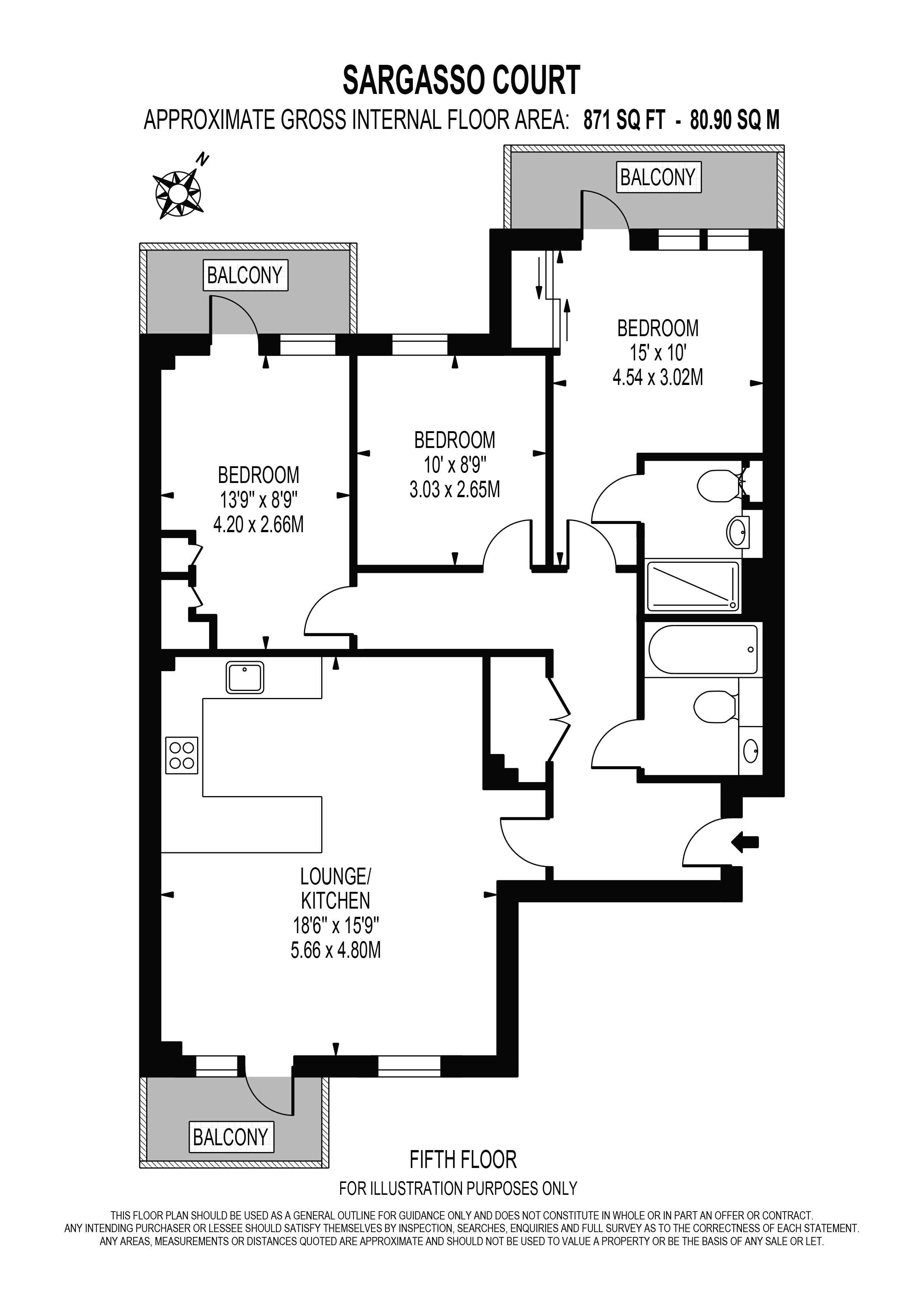 3 Bedrooms Flat for sale in Sargasso Court, Caspian Wharf, Bow E3