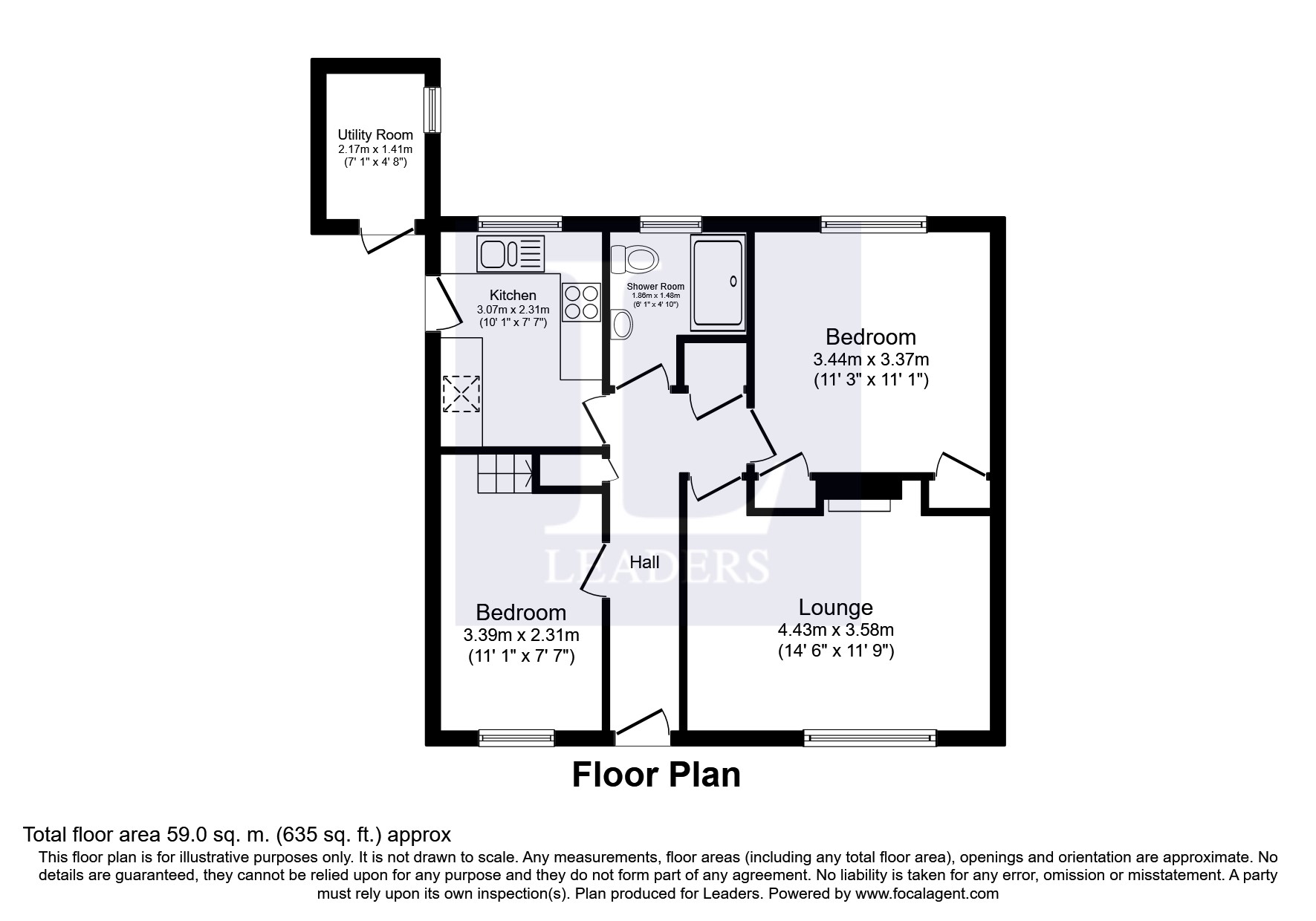 2 Bedrooms Flat to rent in Gilbert Road, Chichester PO19