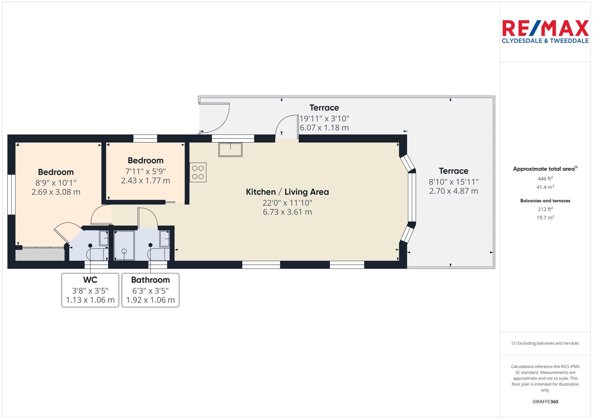 Willerby Brookwood, Drimsynie Holiday Village, Lochgoilhead floorplan