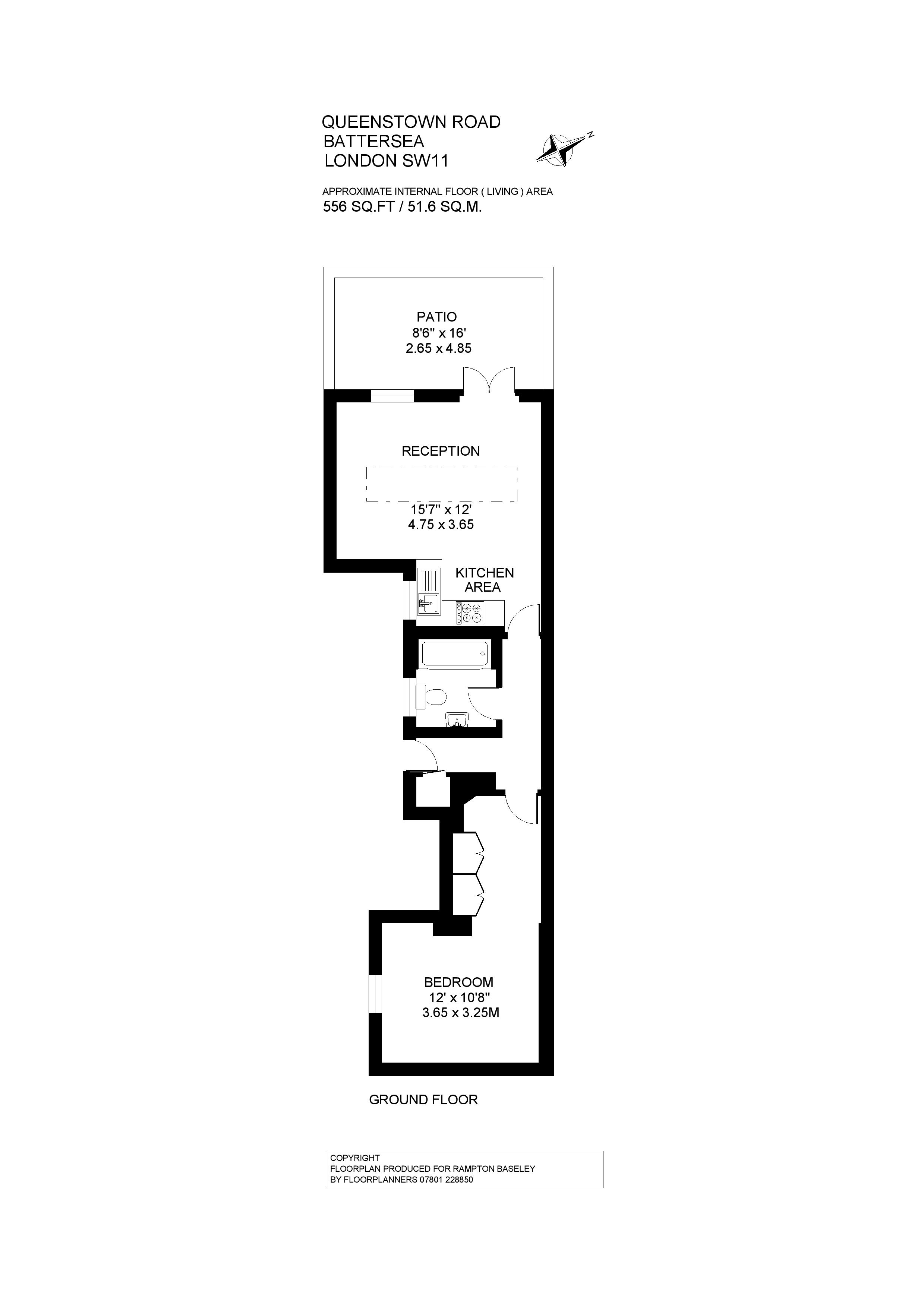 1 Bedrooms Flat to rent in Queenstown Road, London SW8