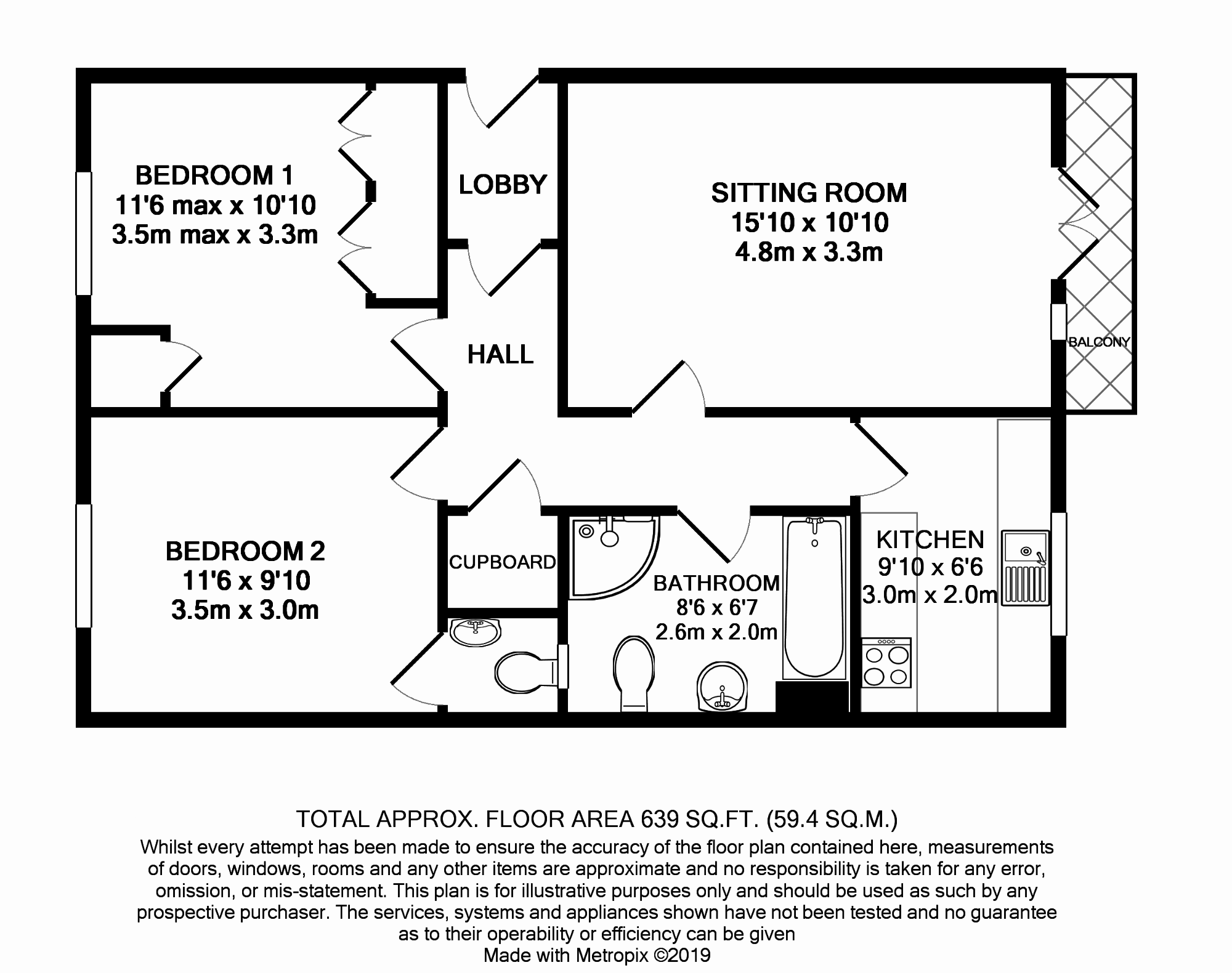 2 Bedrooms Flat for sale in Alders Court, Station Road, Alresford SO24