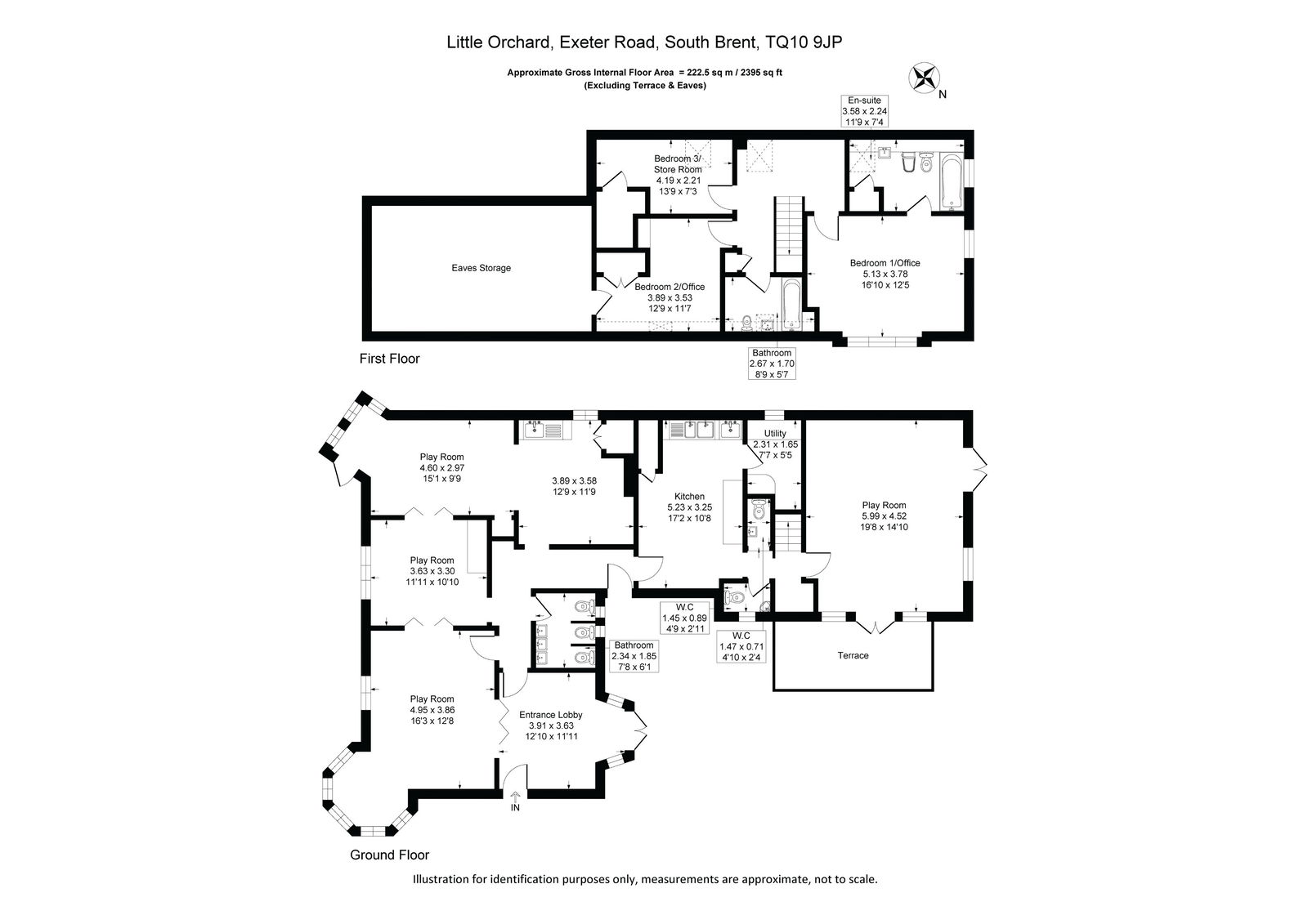 Little Orchard, Exeter Road, South Brent floorplan