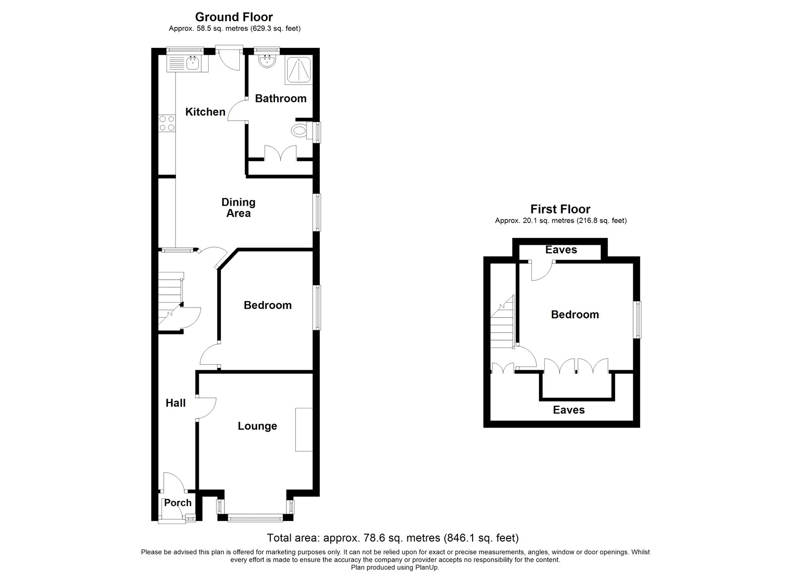 Maidstone Road, Wigmore, Rainham, Kent ME8, 2 bedroom bungalow for sale
