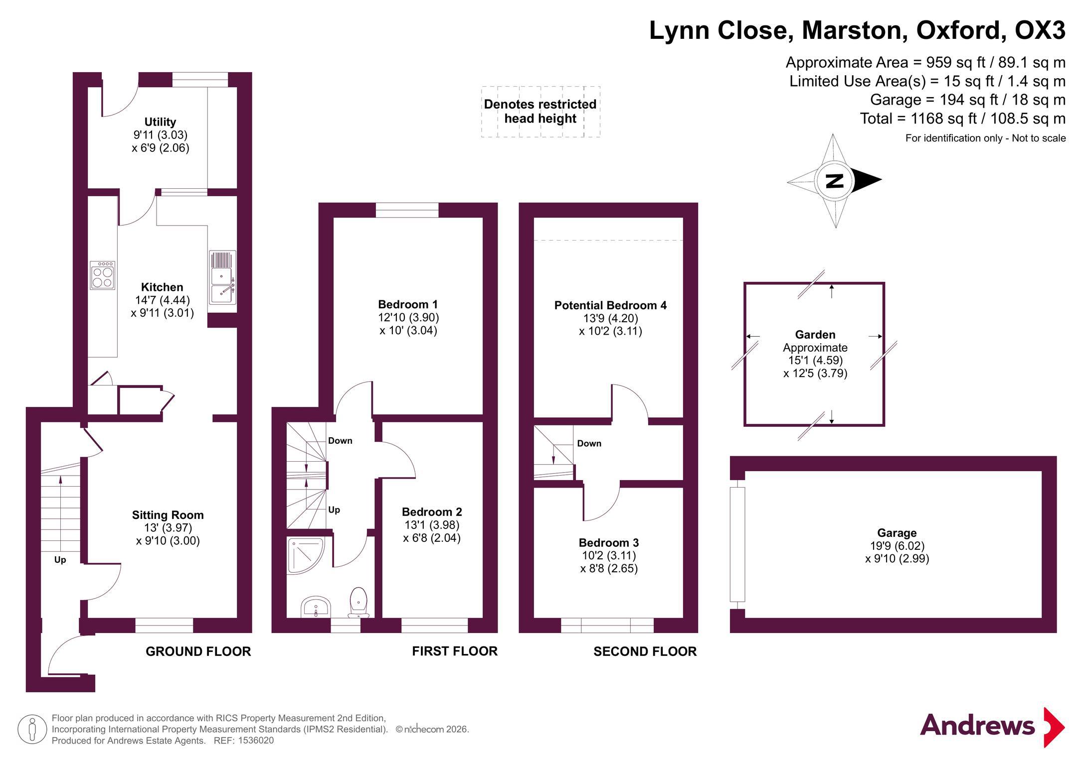 Lynn Close, Oxford floorplan