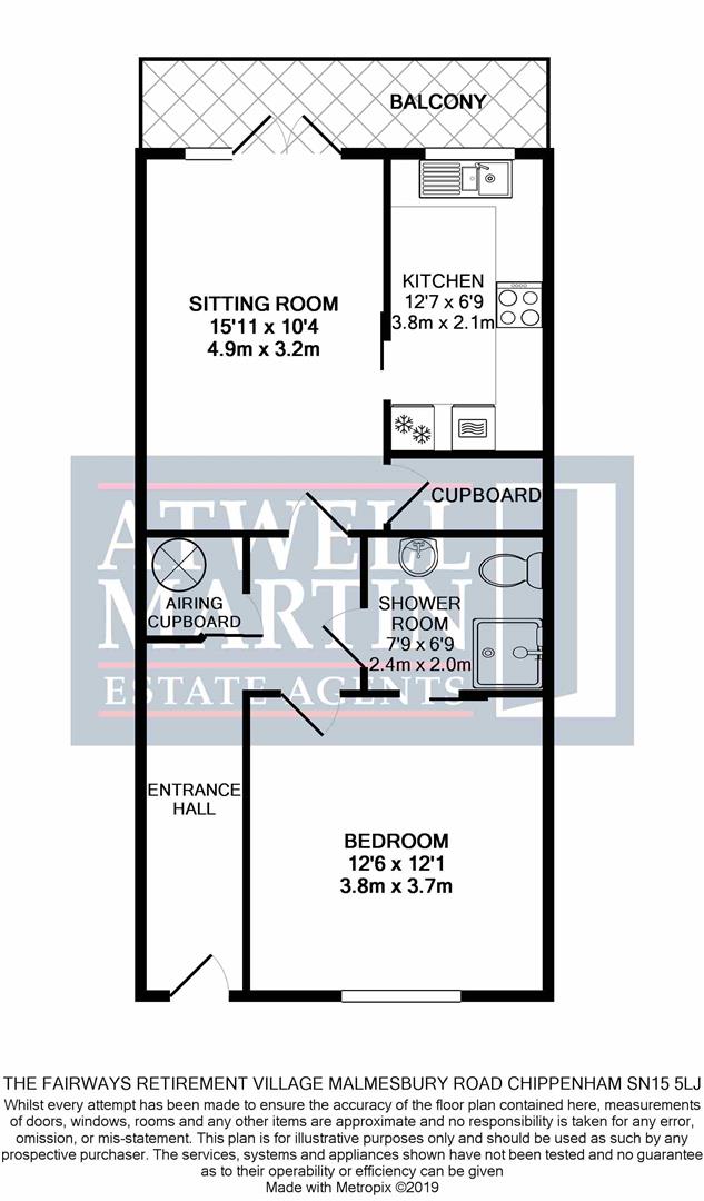 1 Bedrooms Flat for sale in The Fairways, Malmesbury Road, Chippenham SN15