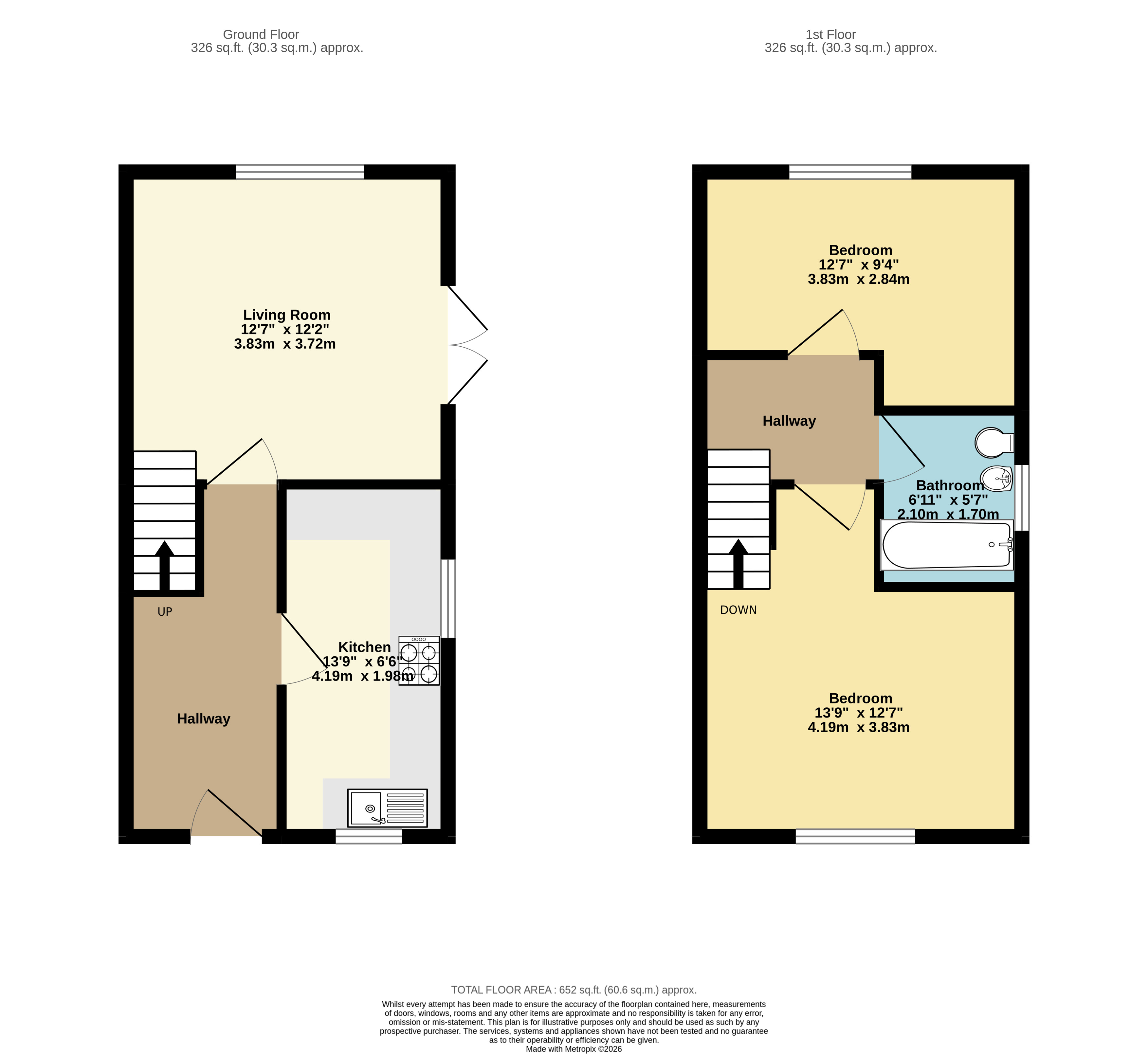2A,, Hatherley Road, Bristol floorplan