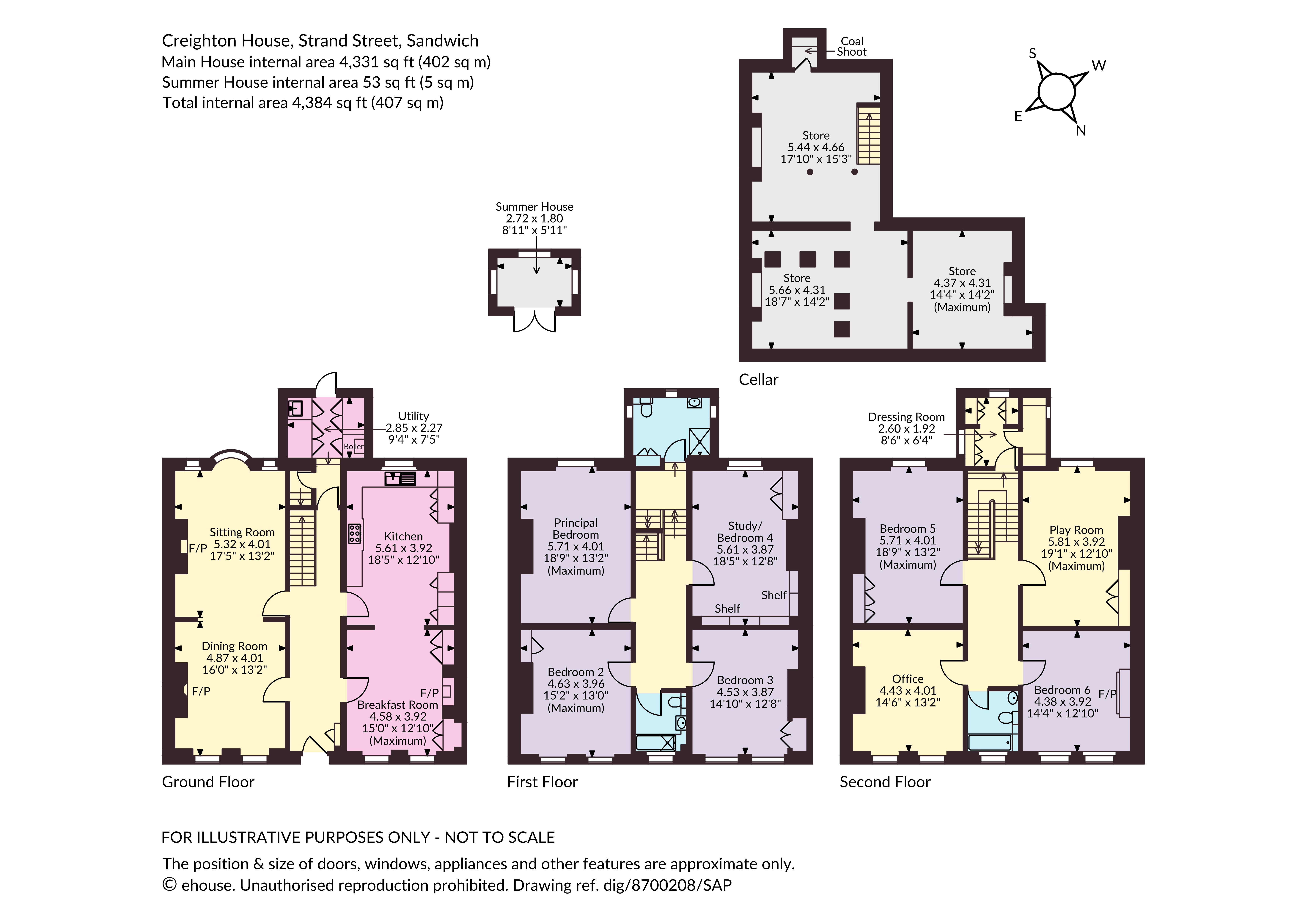 Creighton House, 75, Strand Street, Kent floorplan