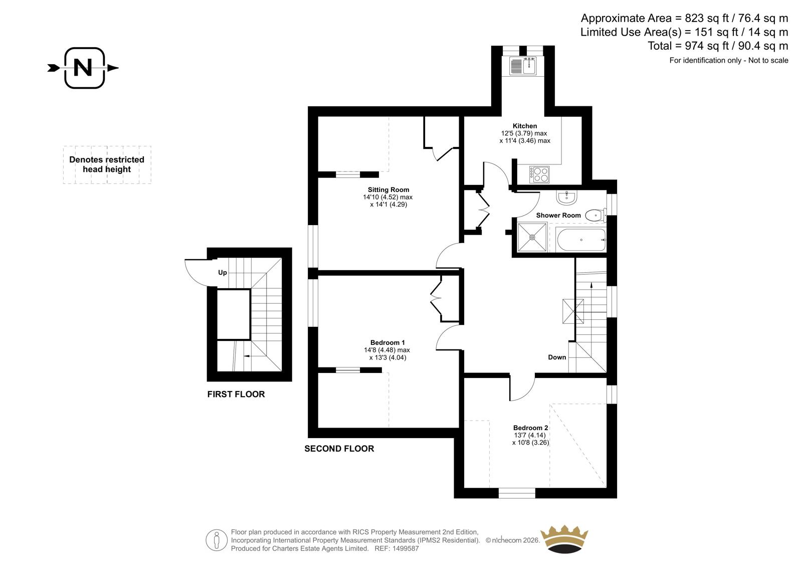 14D,, Fourth Avenue, Hove floorplan