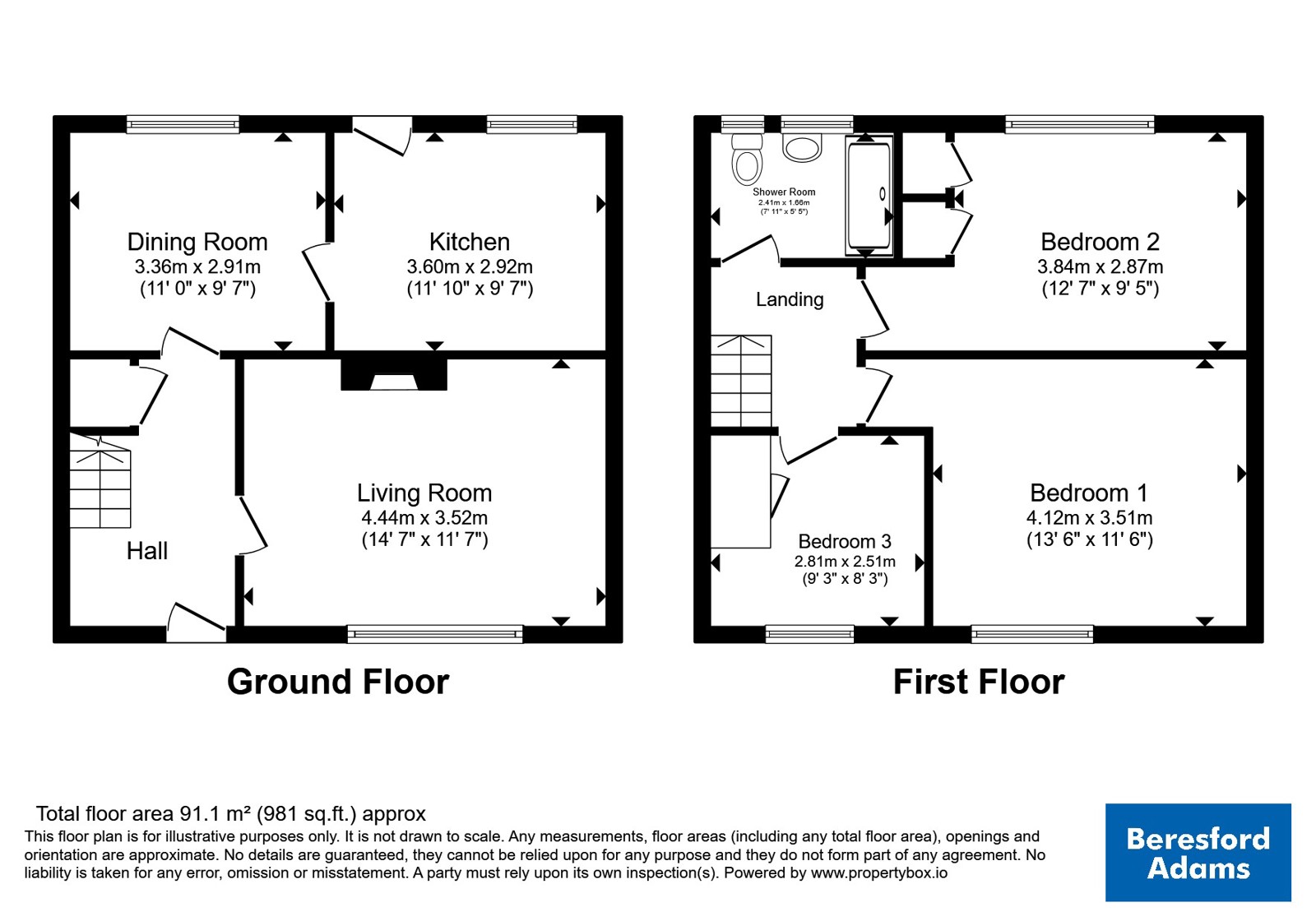 Stratford Close, Wrexham floorplan