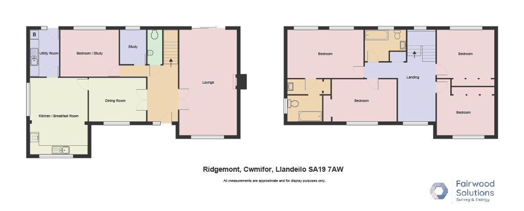 Ridgemont, Cwmifor, Llandeilo floorplan