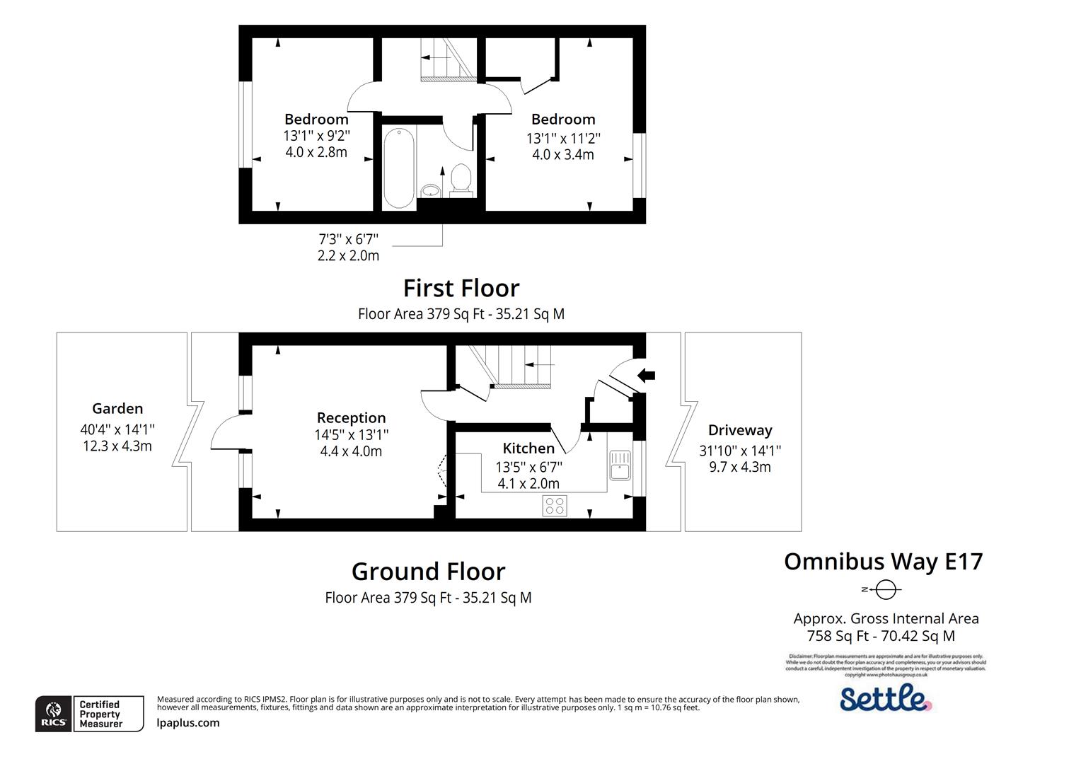 21, Omnibus Way, London floorplan