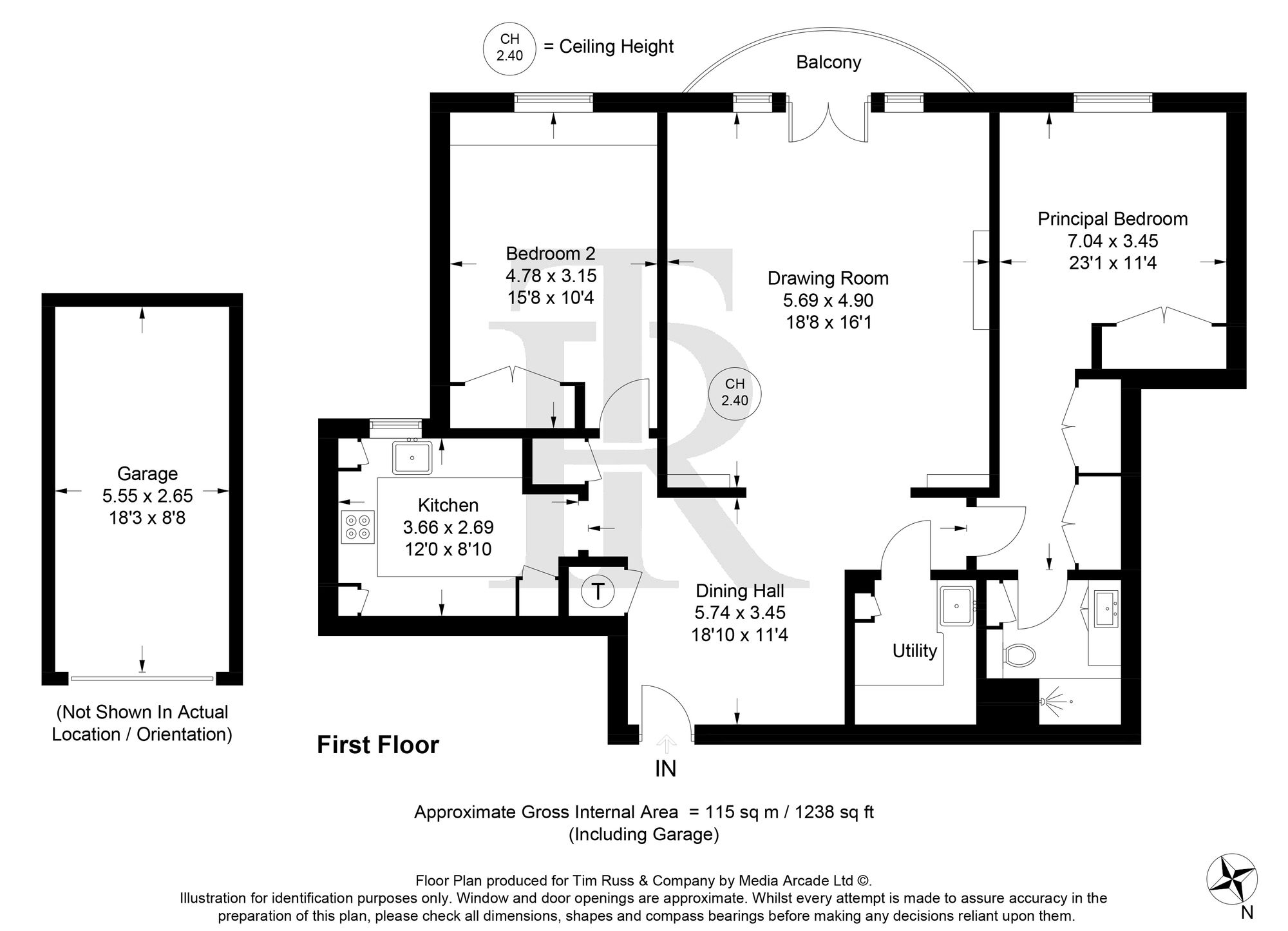 Flat 5, Boyne House, Beaconsfield floorplan