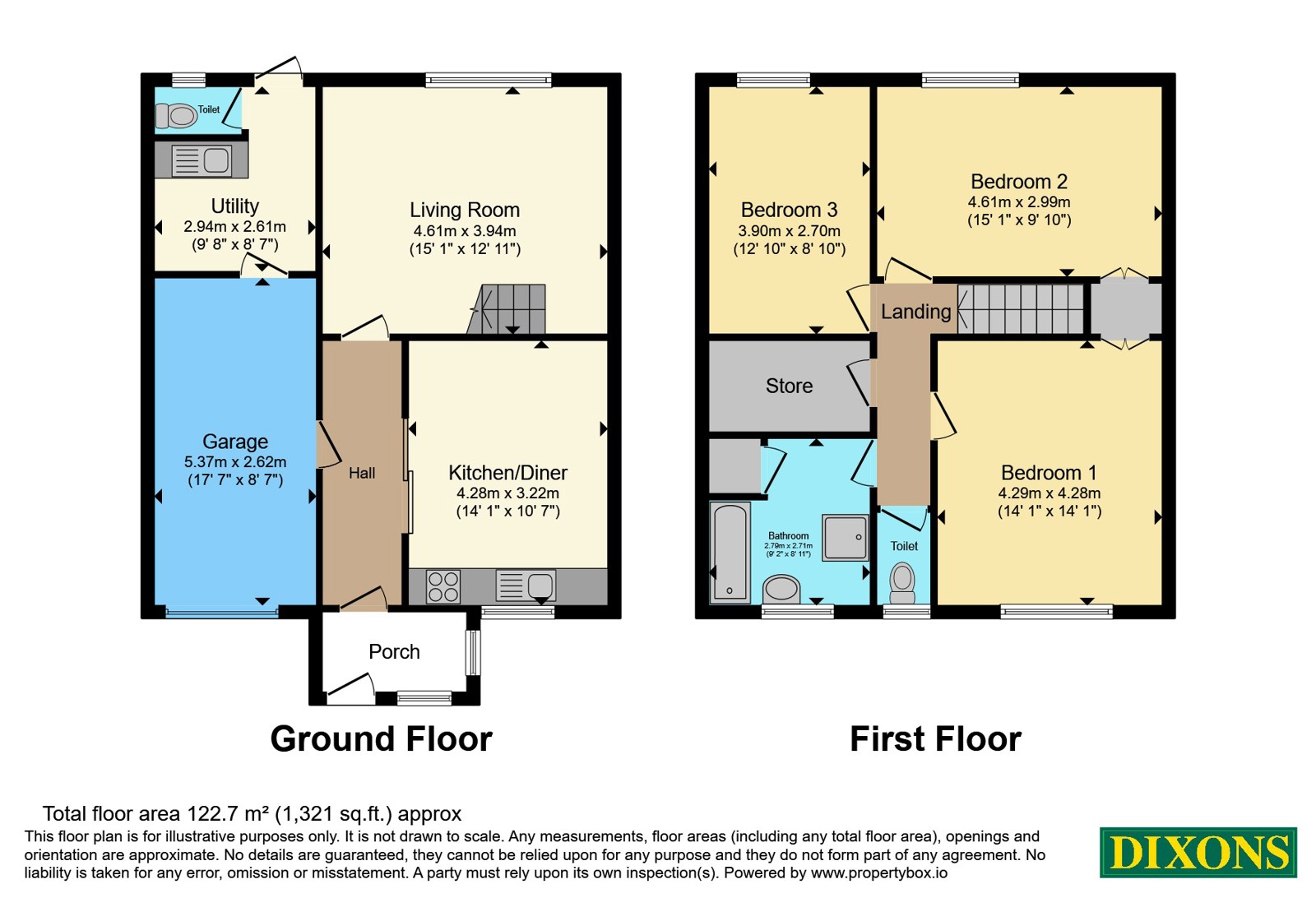 60, Harton Way, West Midlands floorplan