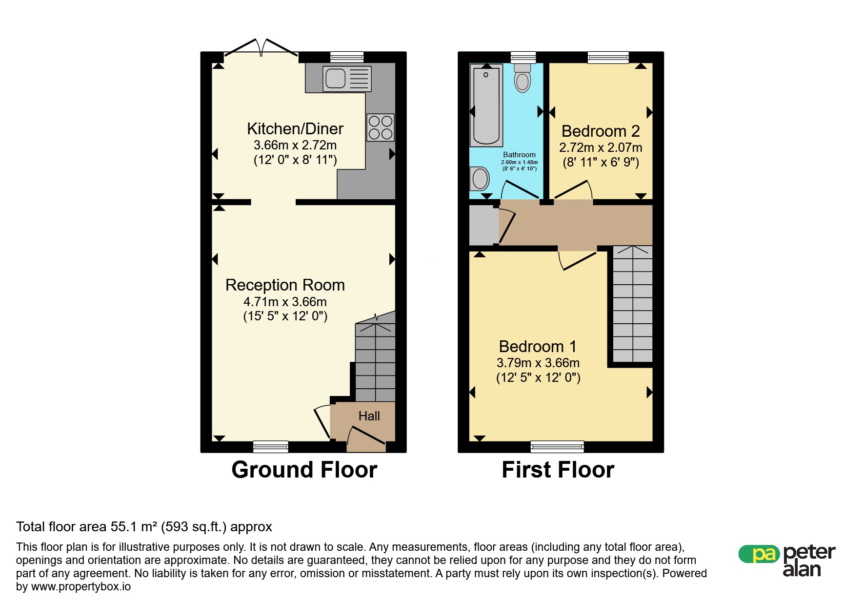 42, Aston Place, Cardiff floorplan