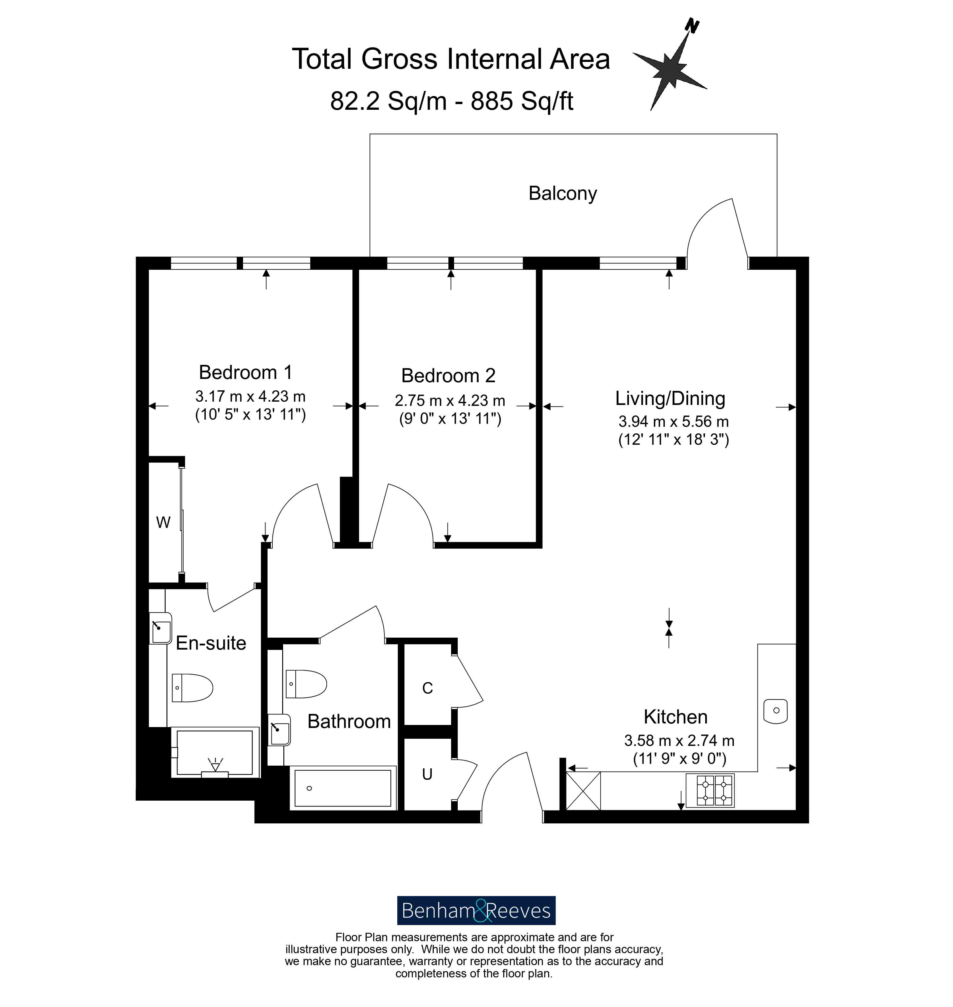 Tierney Lane, London floorplan
