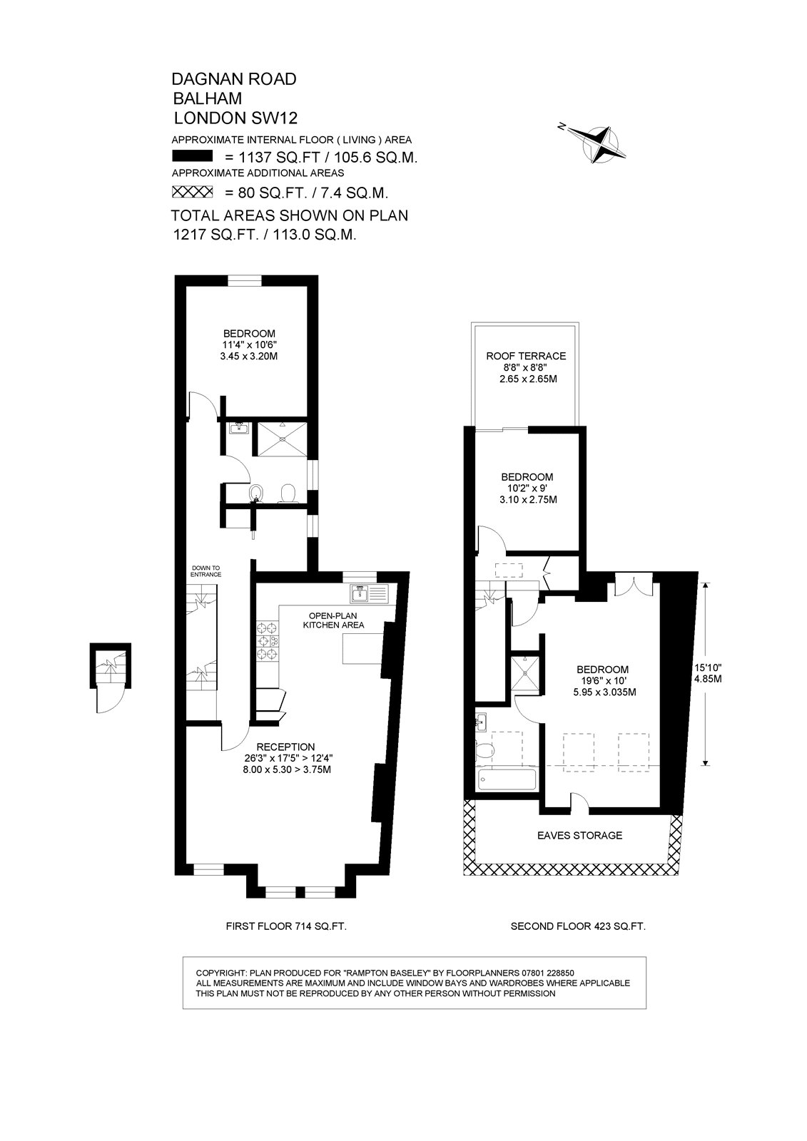 Dagnan Road, London floorplan