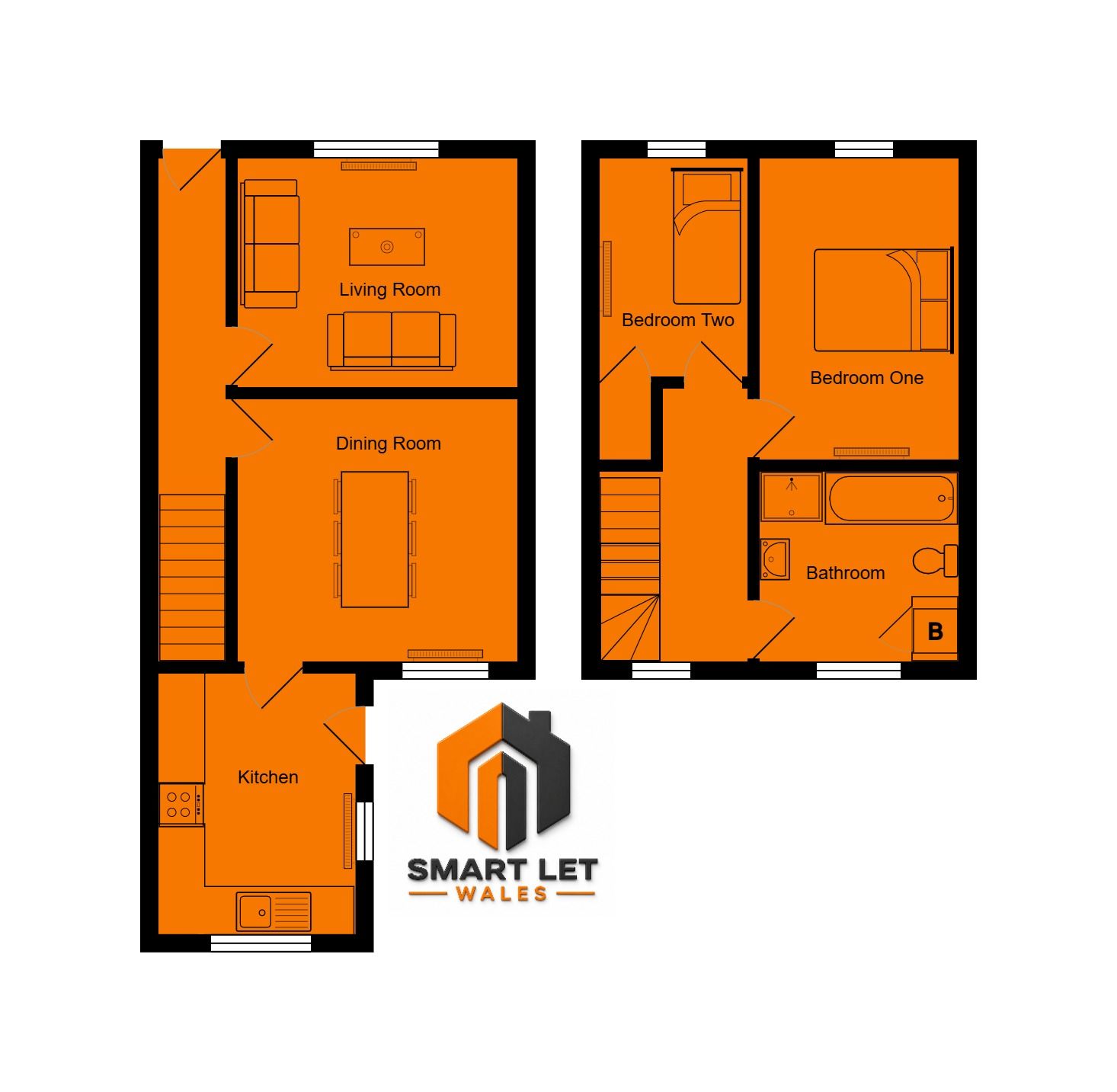 90 Harcourt Street, Ebbw Vale floorplan
