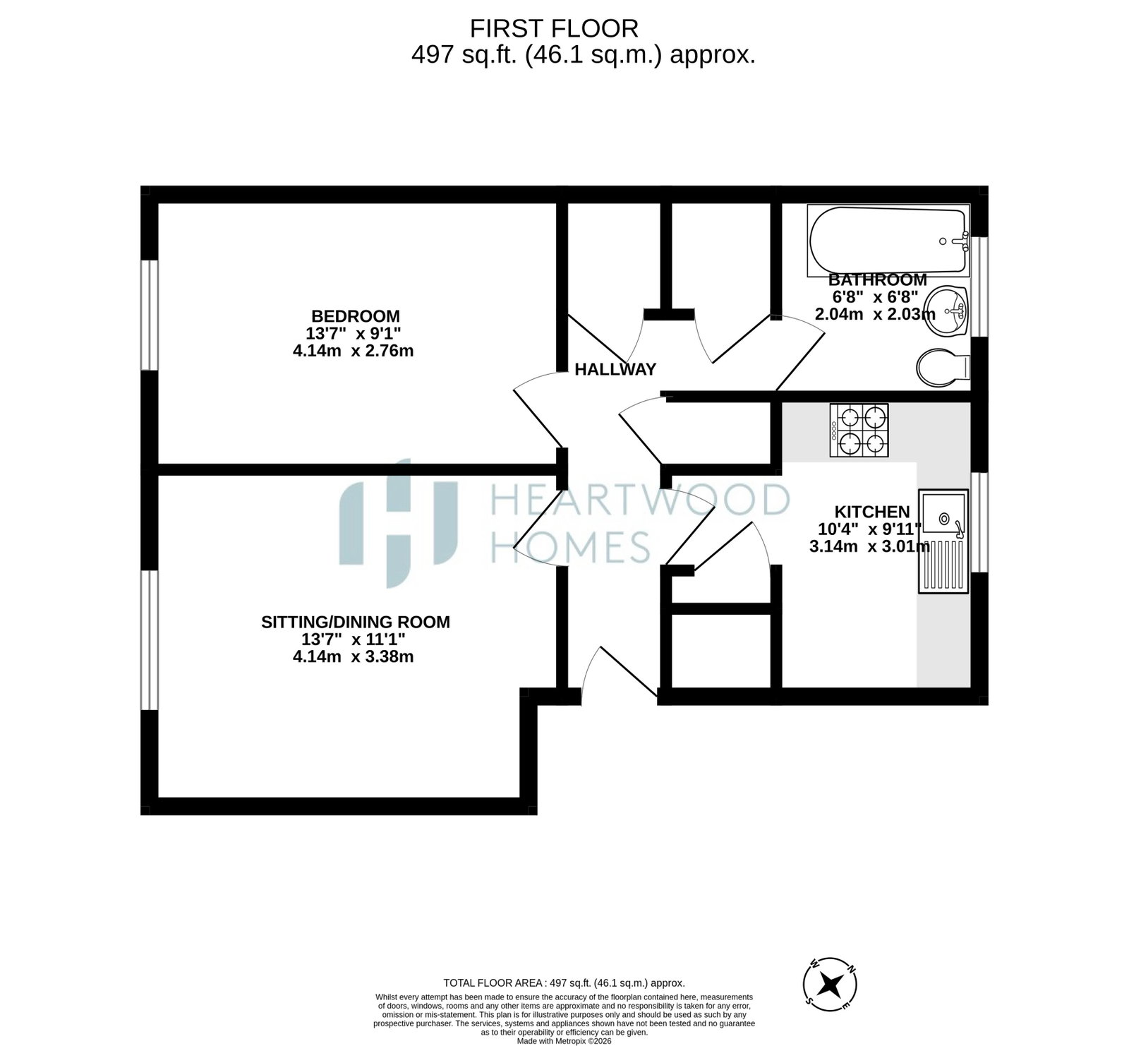 153d, Dellfield, St. Albans floorplan