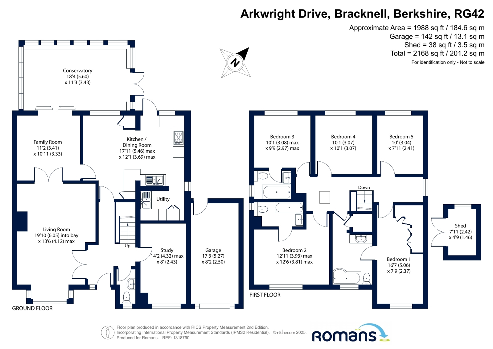 2, Arkwright Drive, Bracknell floorplan