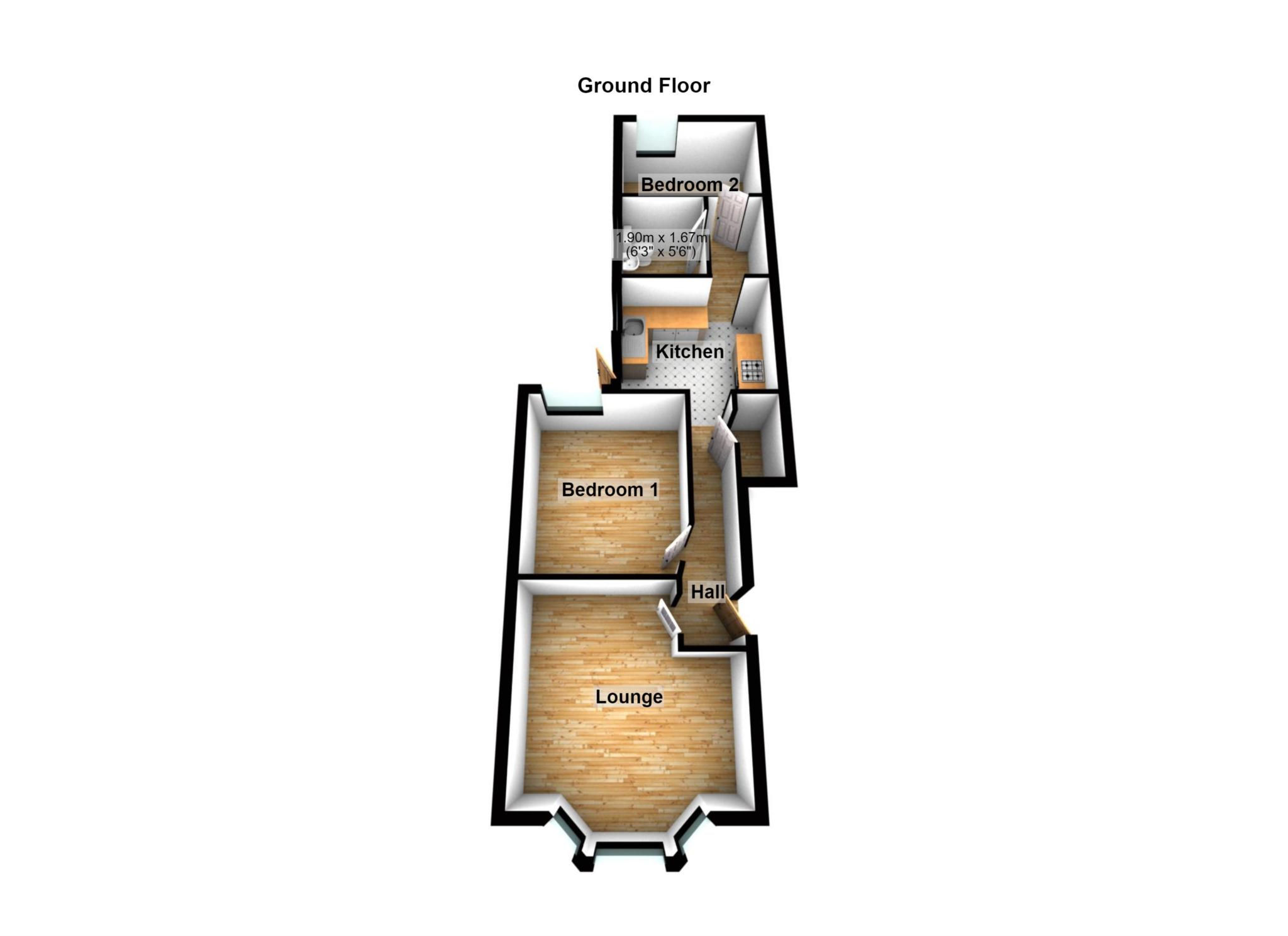 28a, Gatling Road, London floorplan