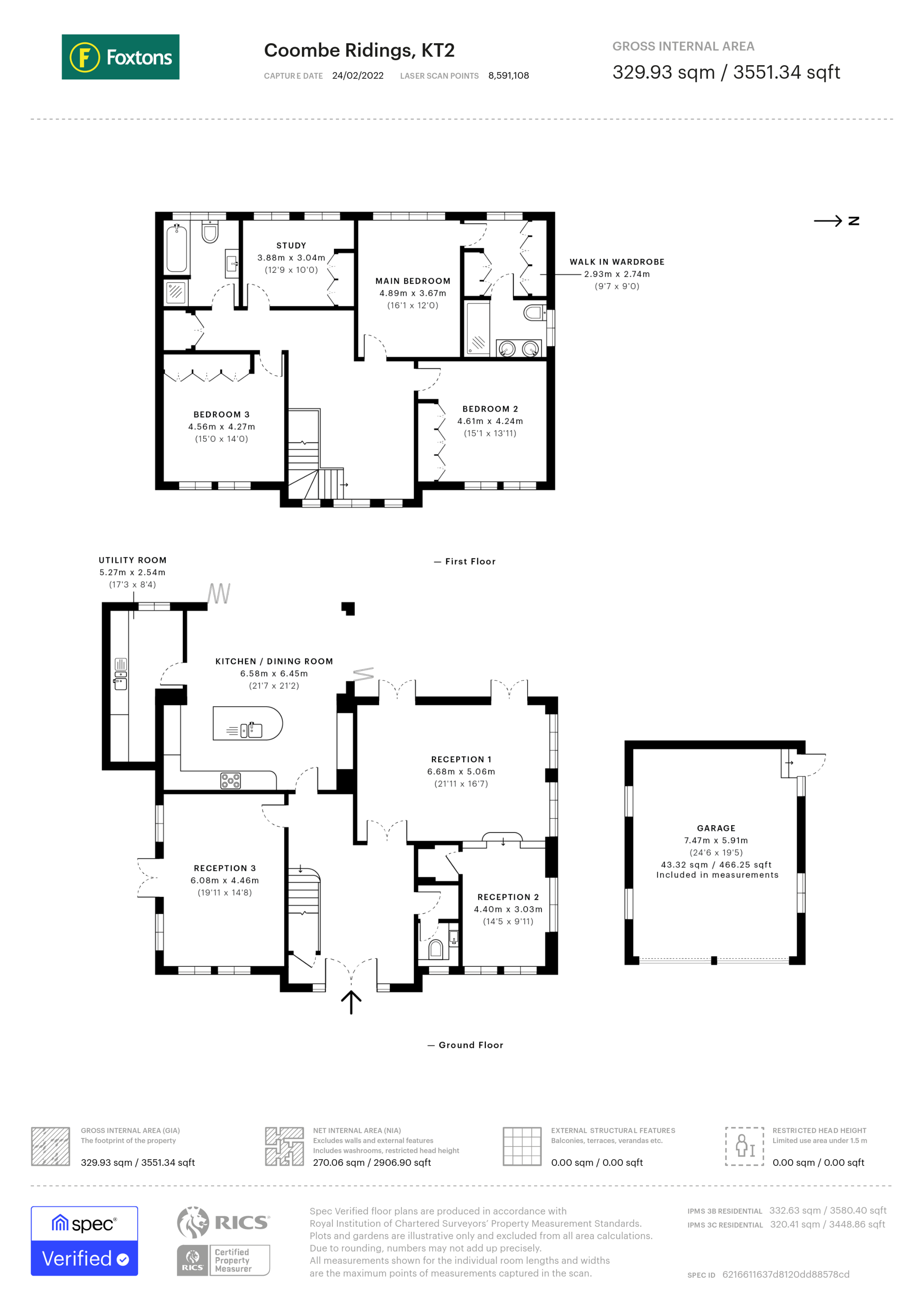 Coombe Ridings, Coombe floorplan