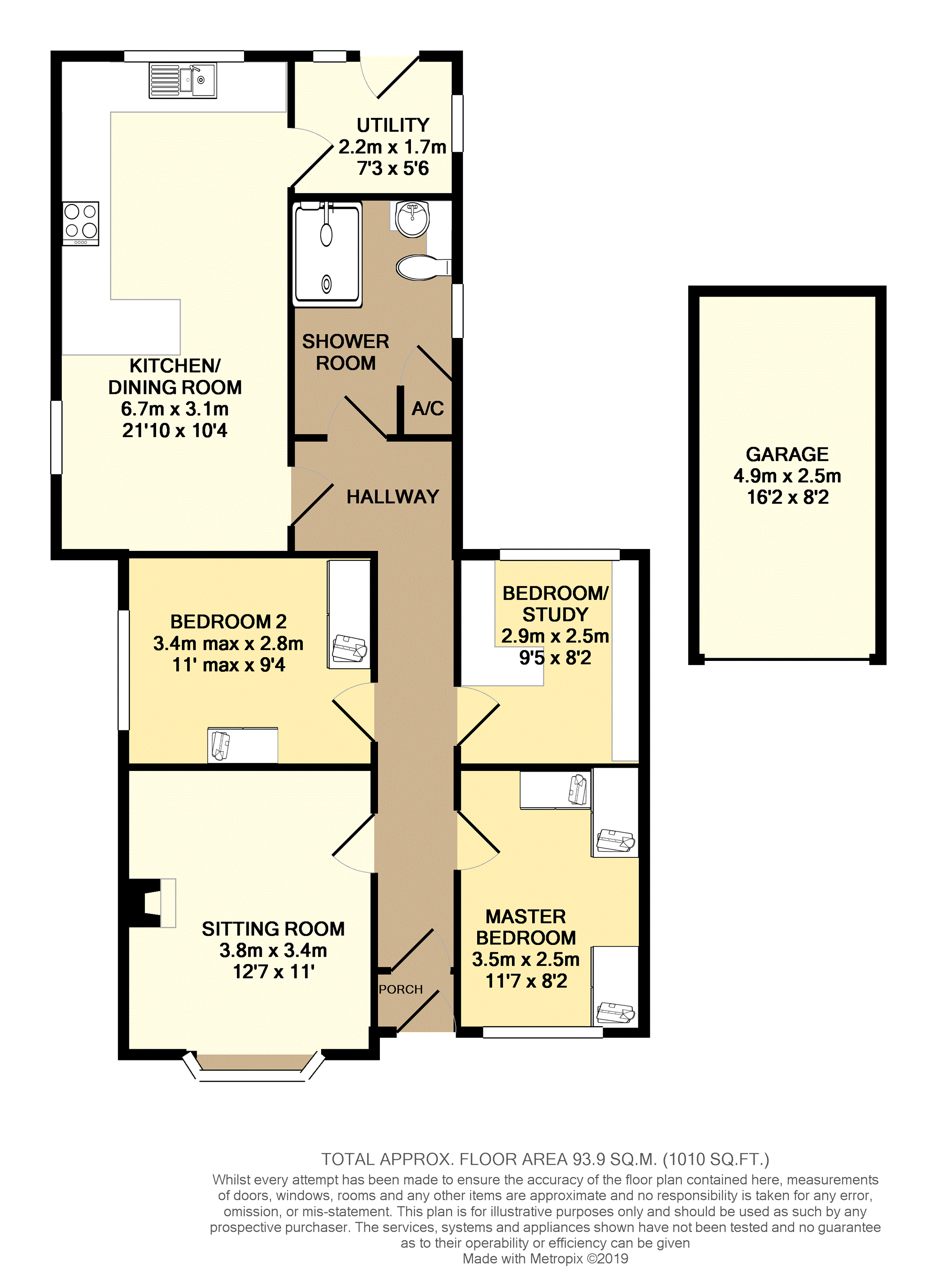 3 Bedrooms Detached bungalow for sale in Holloway, Pershore WR10