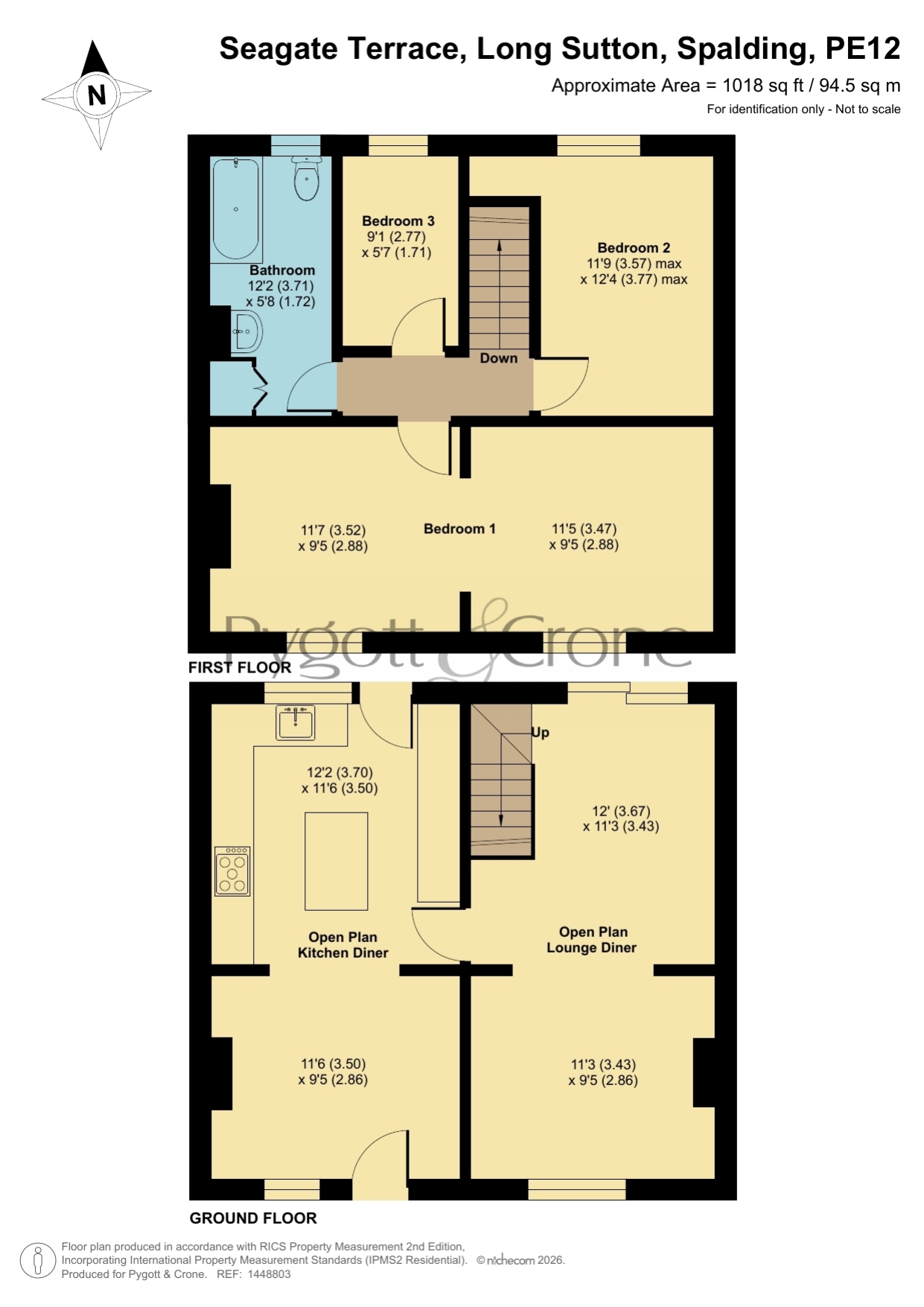 4, Seagate Terrace, Spalding floorplan