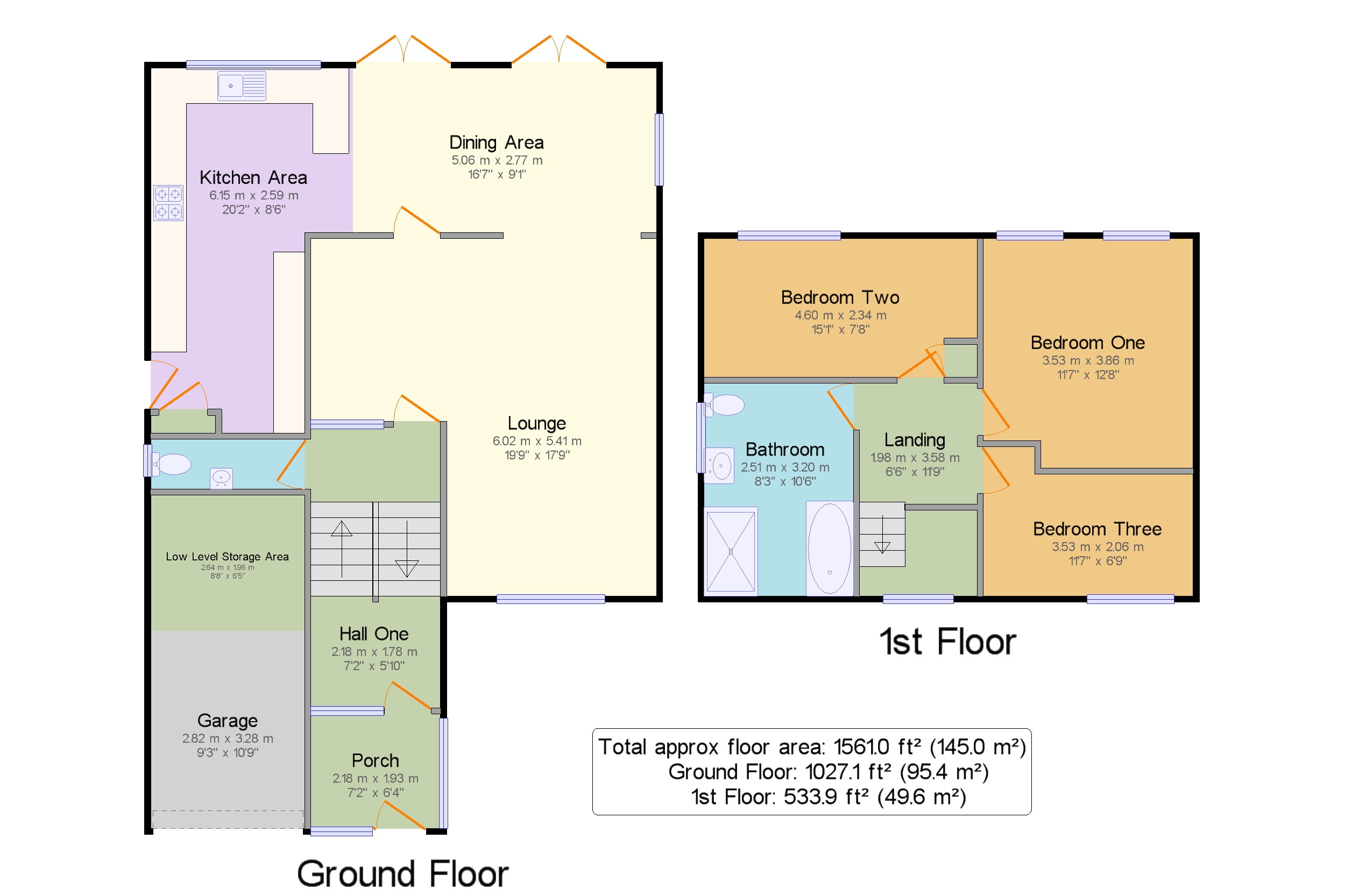 55, Thornway, Stockport floorplan