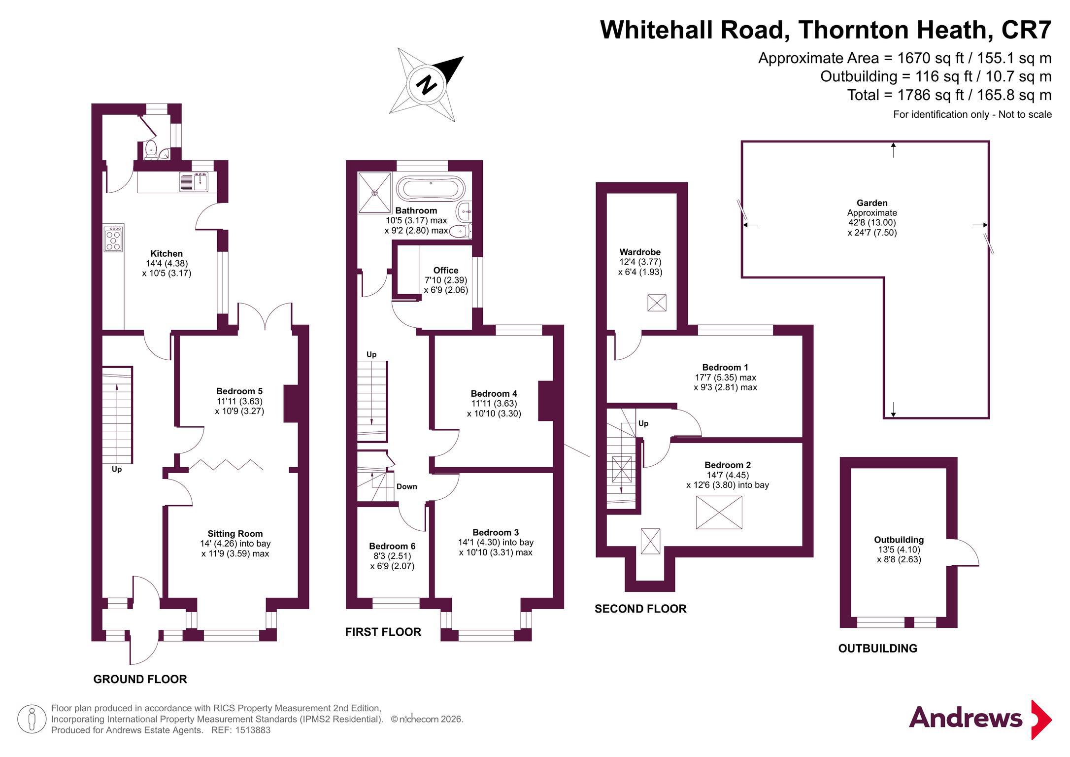 12, Whitehall Road, Thornton Heath floorplan