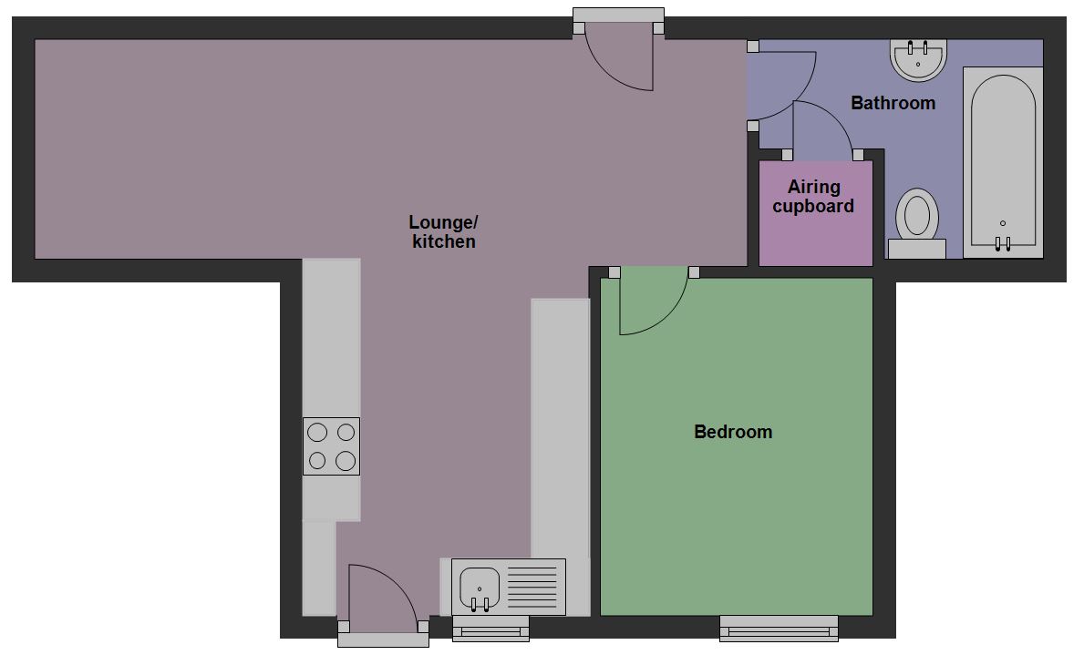 12 Barclay Square, Garden Road, Clacton on Sea floorplan