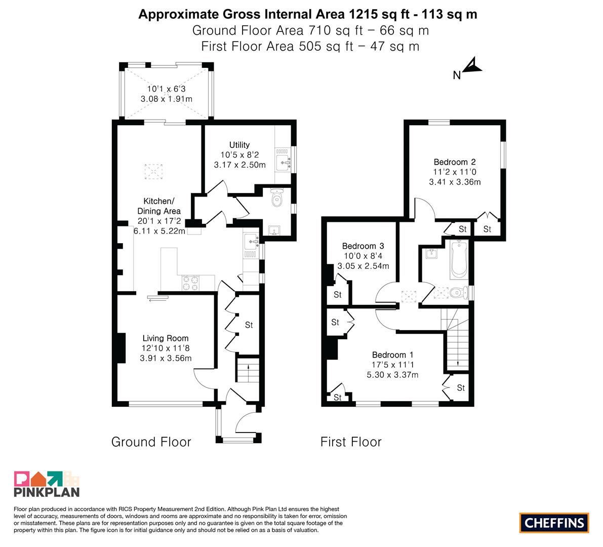 13, Woodhall Lane, Balsham floorplan