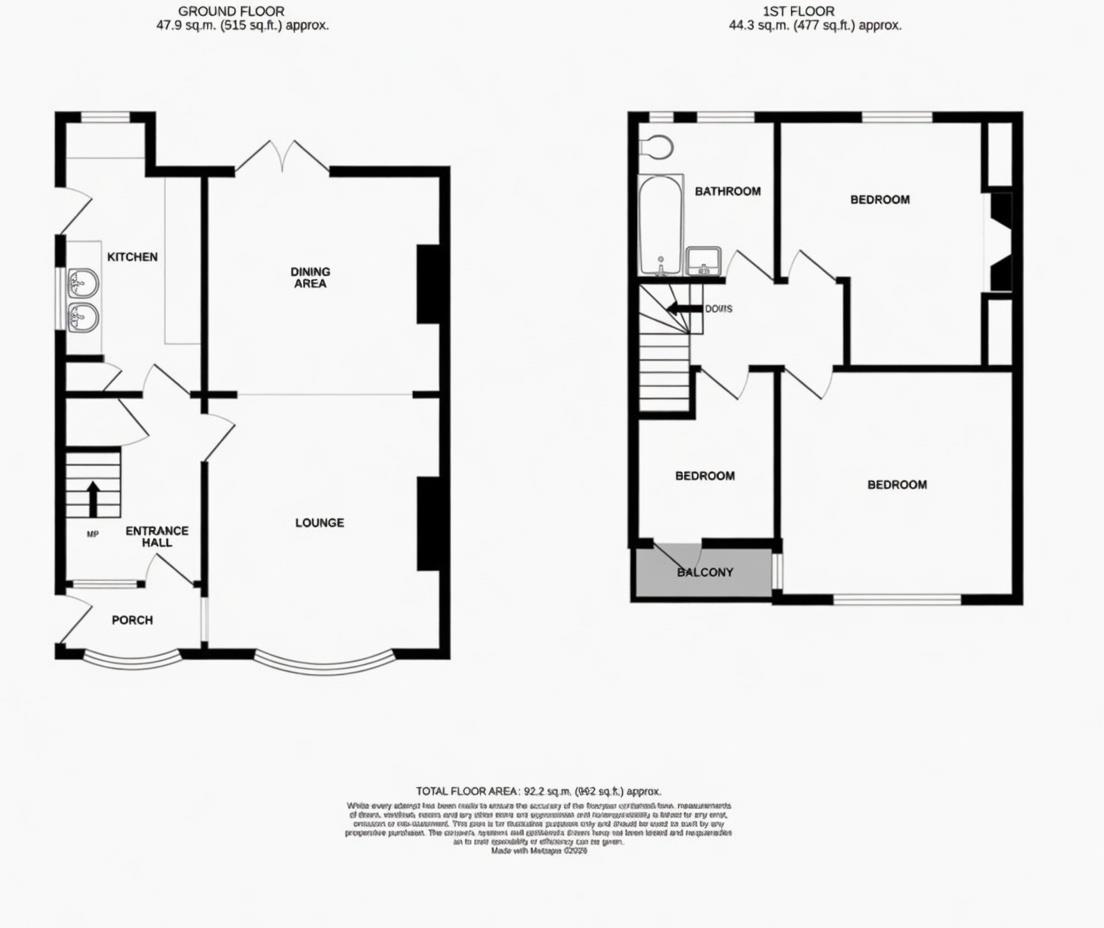 173, Stornoway Road, Southend-On-Sea floorplan