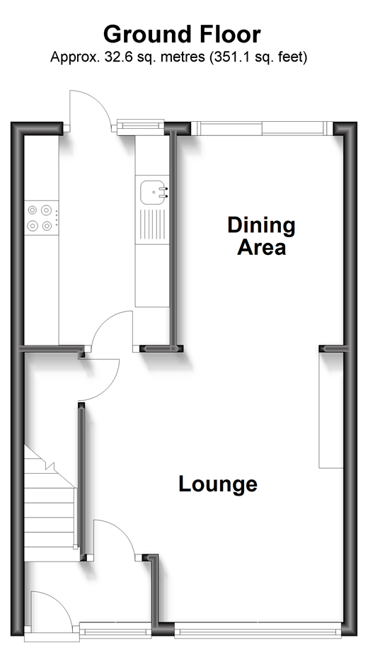 Yew Tree Gardens, Birchington, Kent CT7, 2 bedroom end terrace house