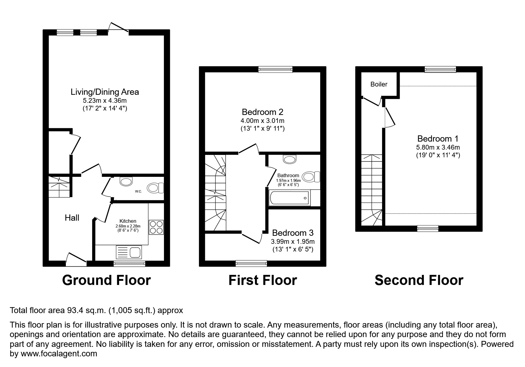 8, Parsonage Crescent, Worcestershire floorplan