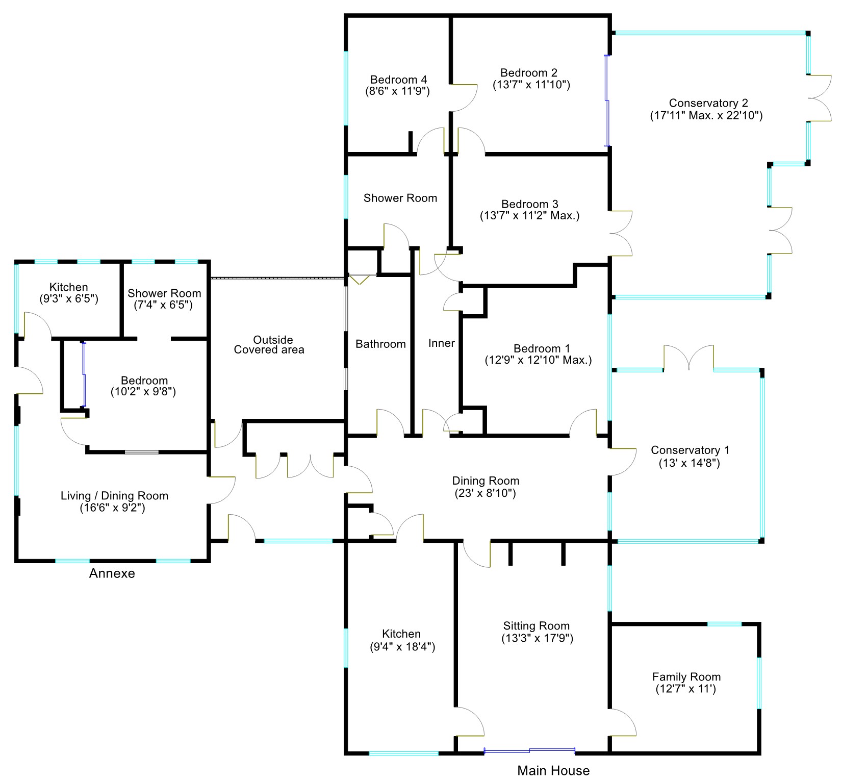 Longacre, Biddenfield Lane, Wickham floorplan