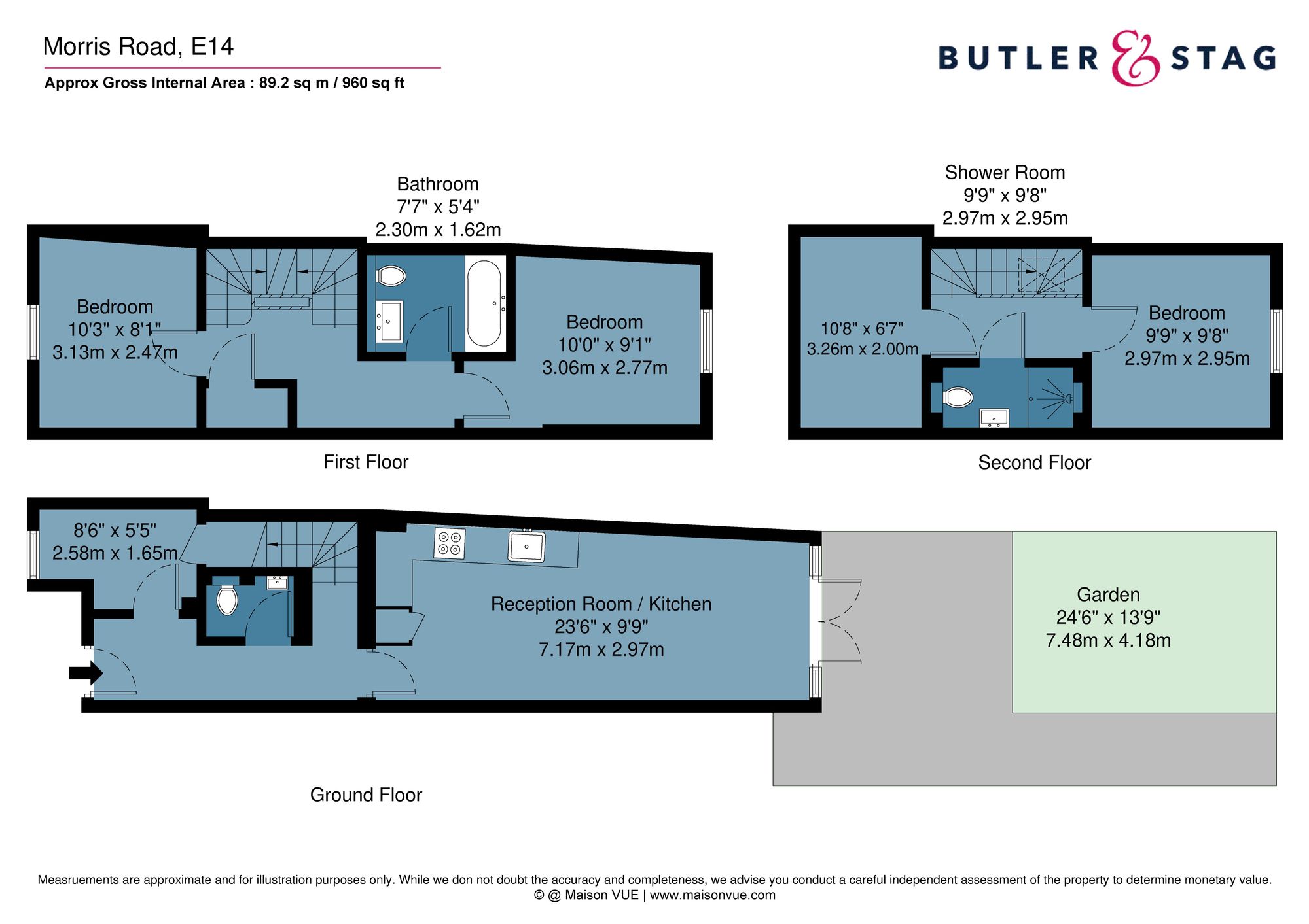 24a Morris Road, London floorplan
