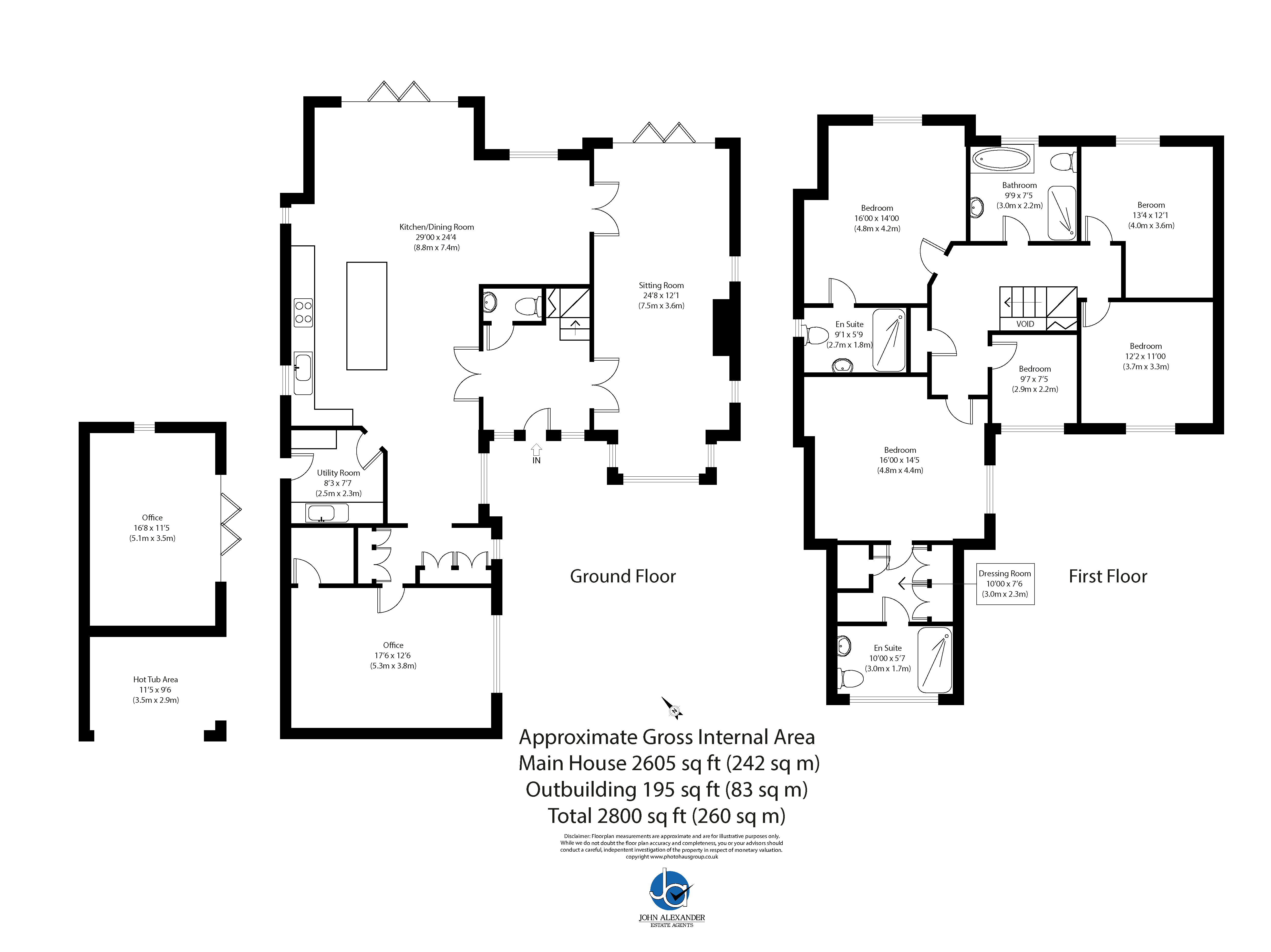 Roundwood, 48, Lexden Road, Colchester floorplan